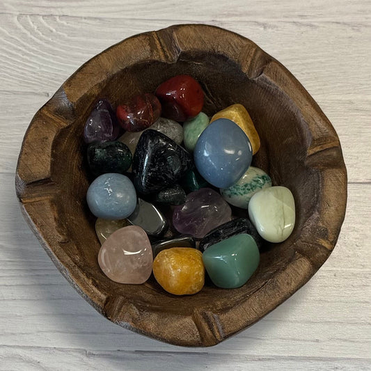 Tumbled crystals