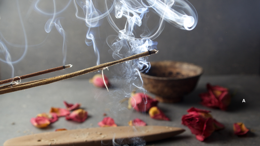 Manifesting with incense