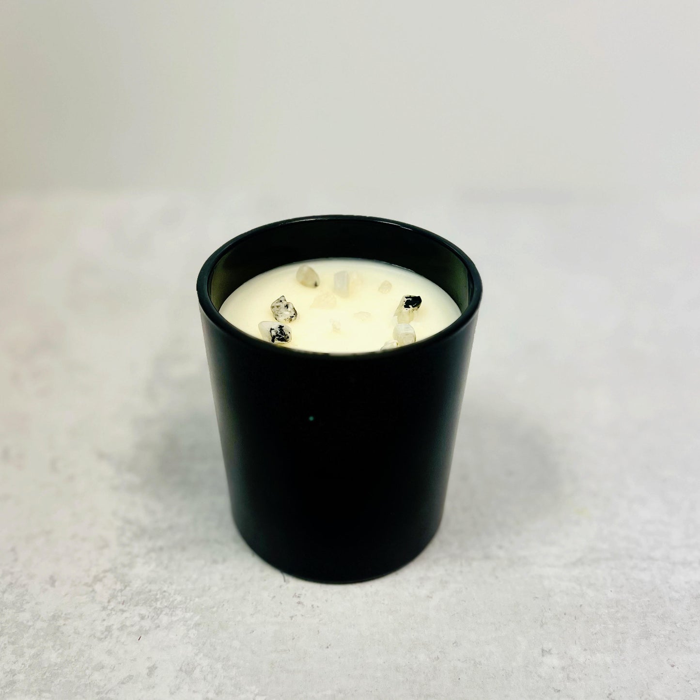 Custom Scented Crystal Candle - The Obsidian Jar