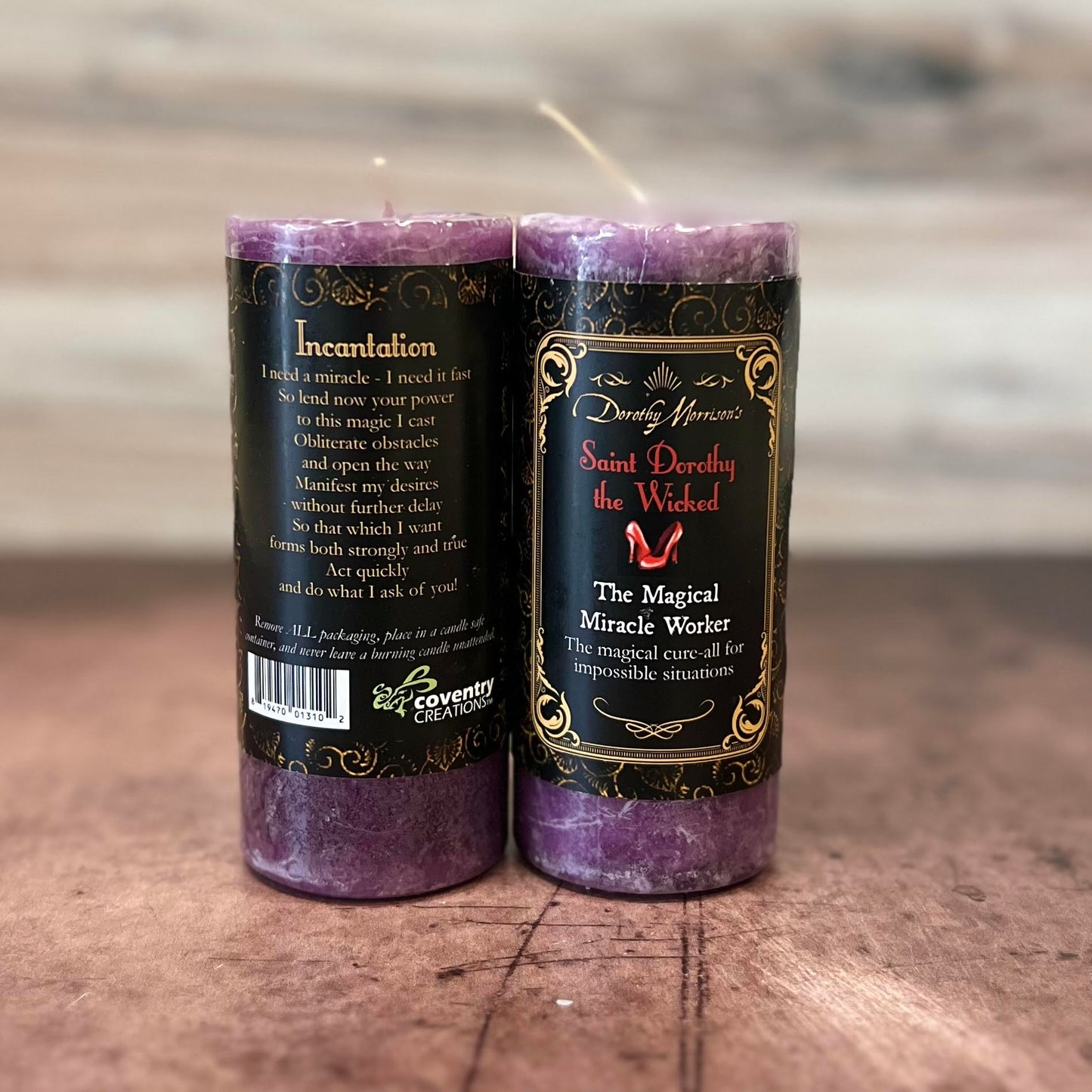 Saint Dorothy The Wicked The Magical Miracle Worker Candle Limited Edition