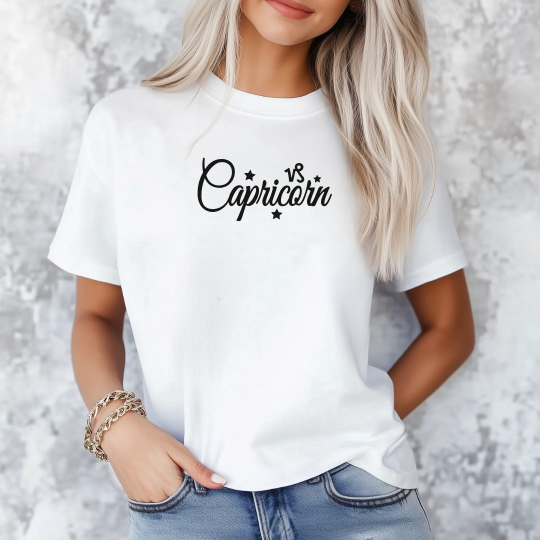 Capricorn tee in white
