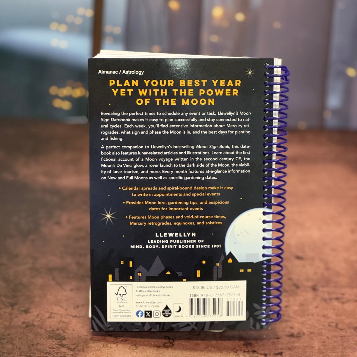 2026 Moon Sign Datebook by Llewellyn - The Mystical Moon Online Store