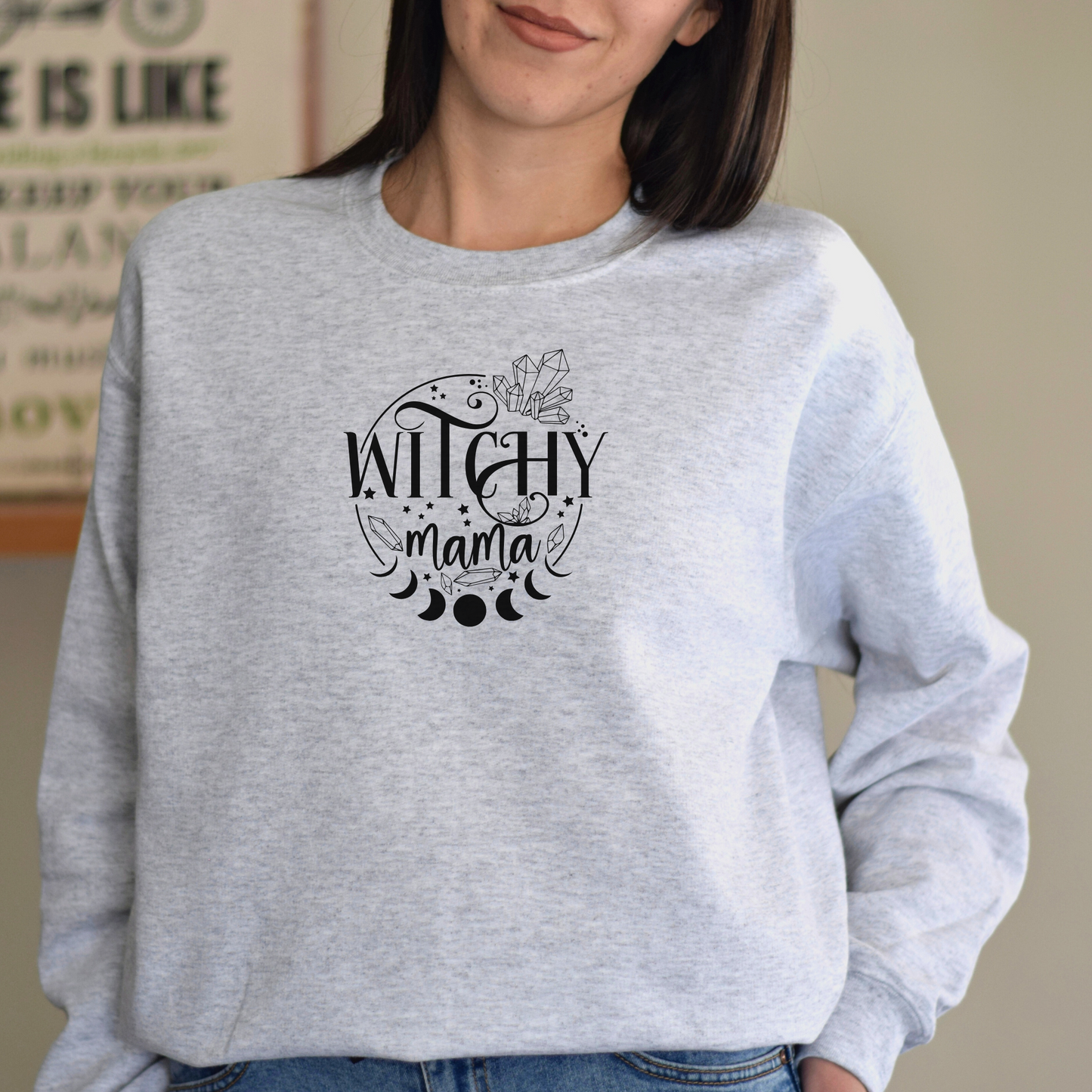 ash gray witch gift for mom sweatshirt