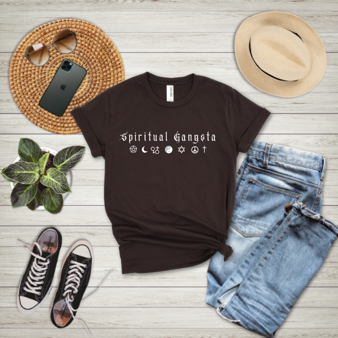 Brown Spiritual Gangsta Tee