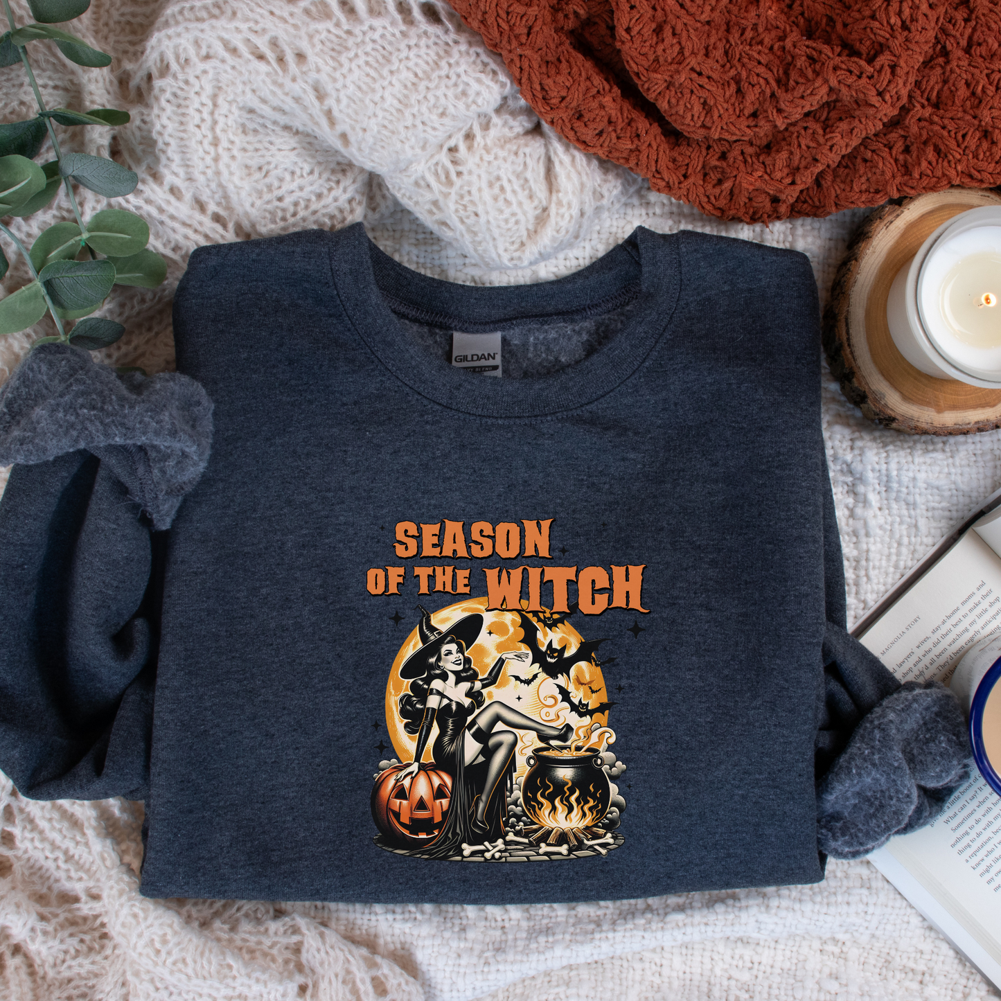 Dark gray Season of the witch sweater