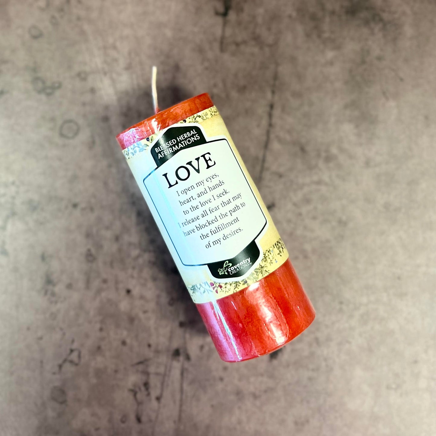 Affirmation Love Candle