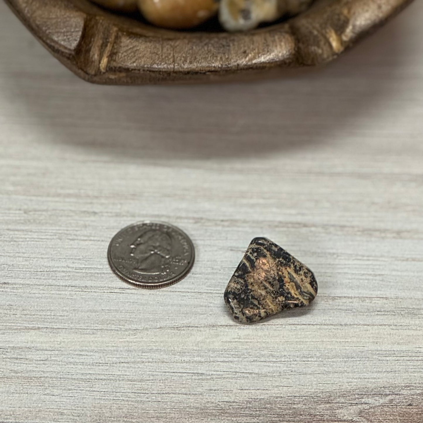 Leopard Jasper Tumbled Crystal