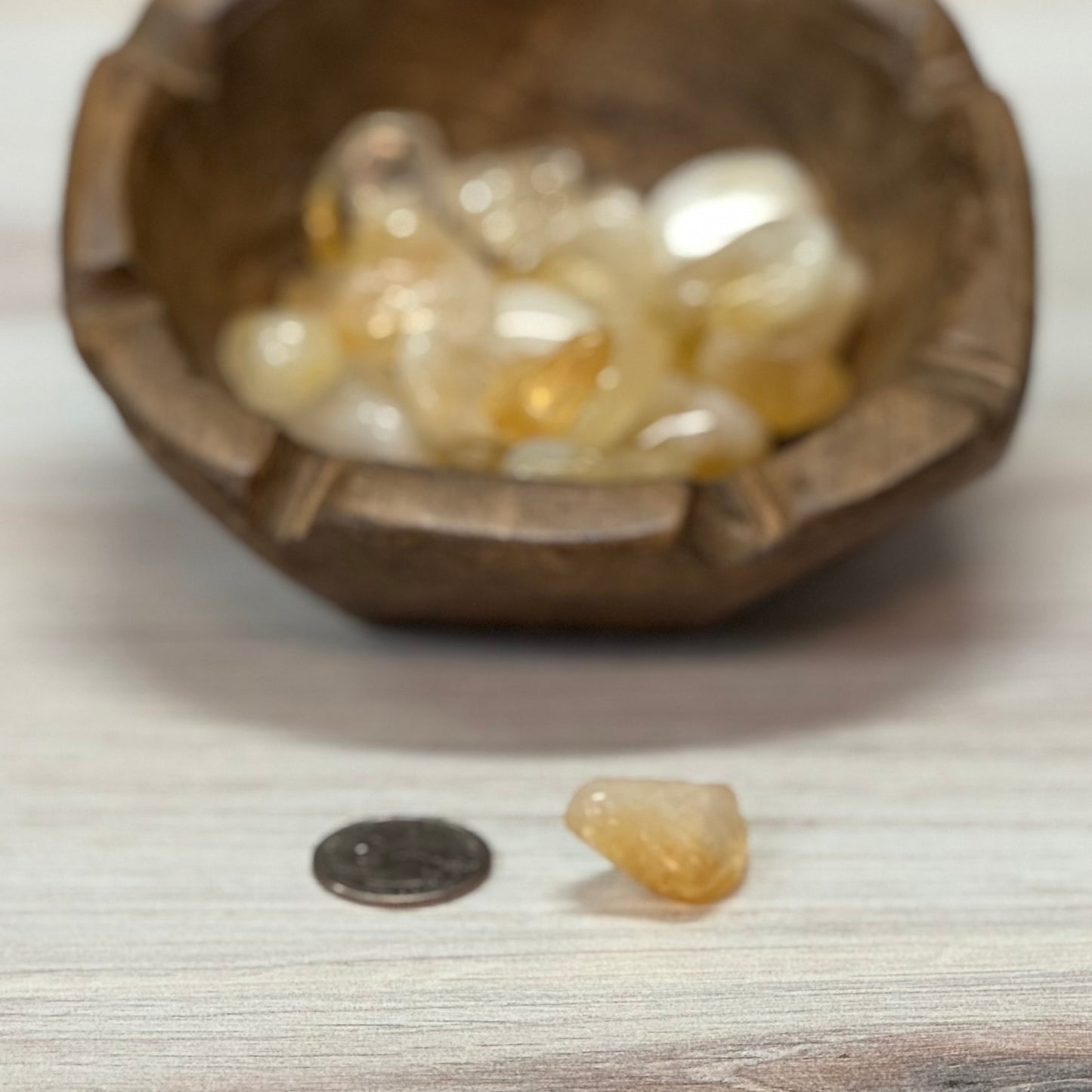 Citrine tumbled crystal