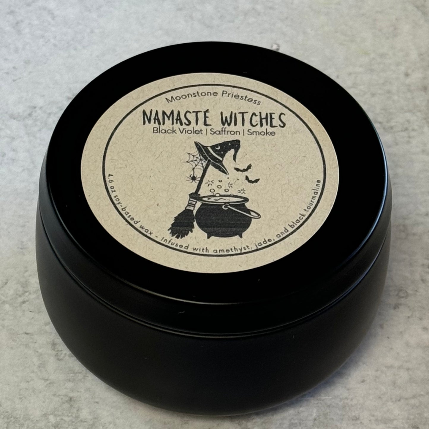 Namaste witches candle