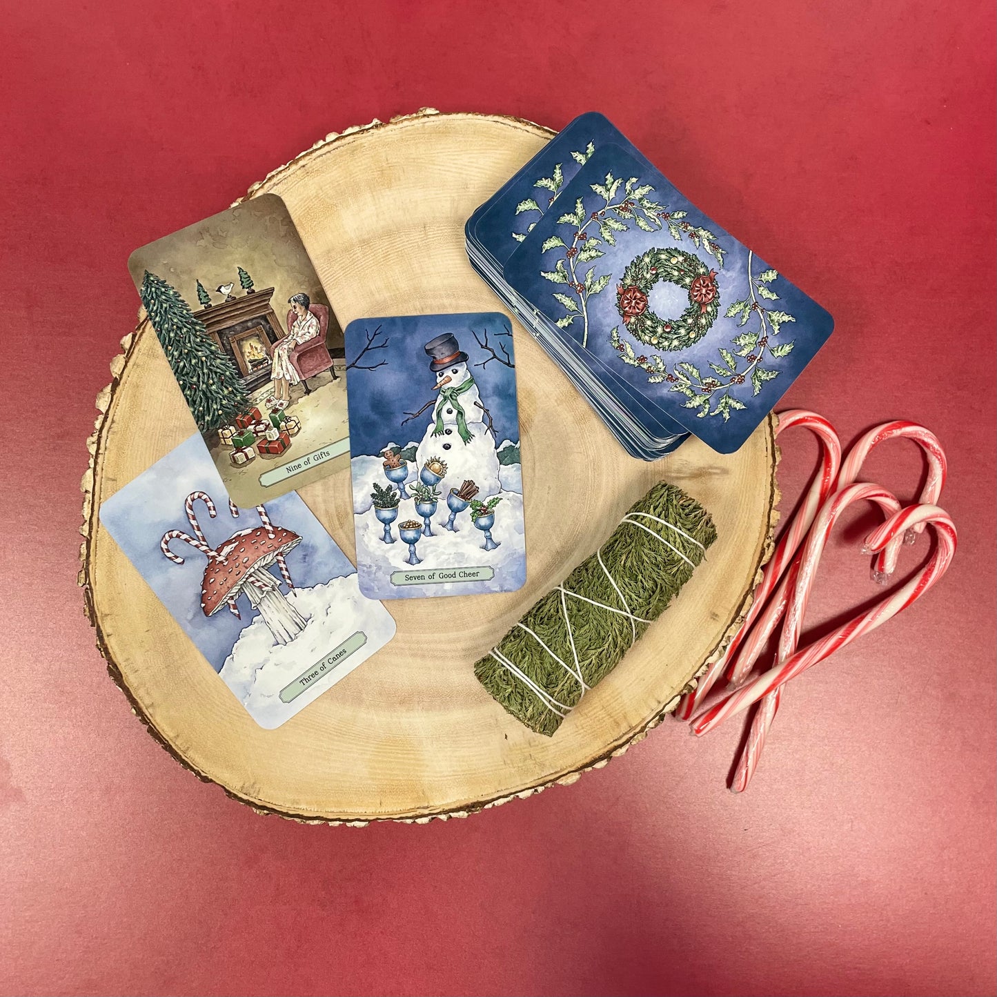 The Yuletide Tarot by Kristoffer Hughes- Christmas Tarot