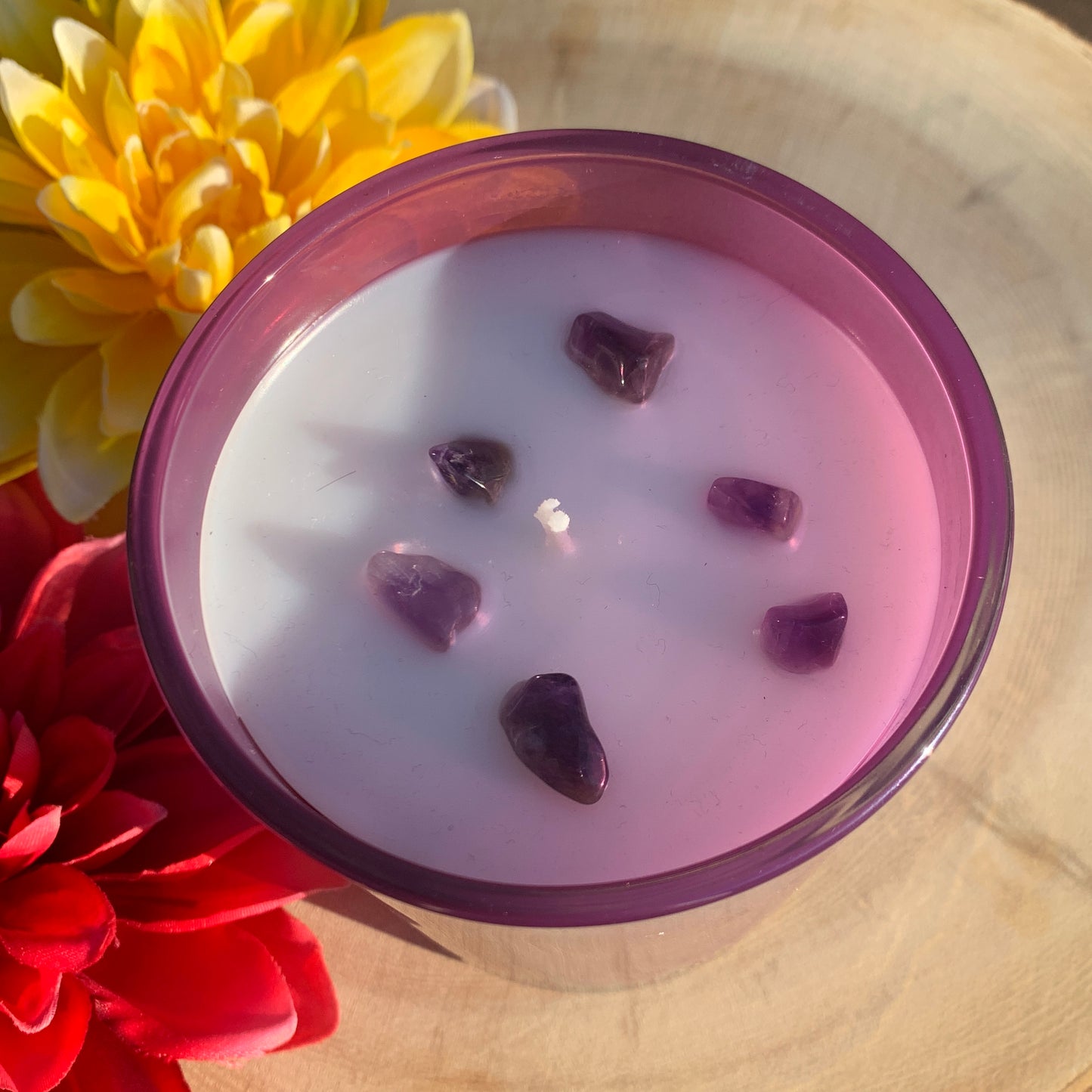 Custom Scented Crystal Candle - The Plum Jar