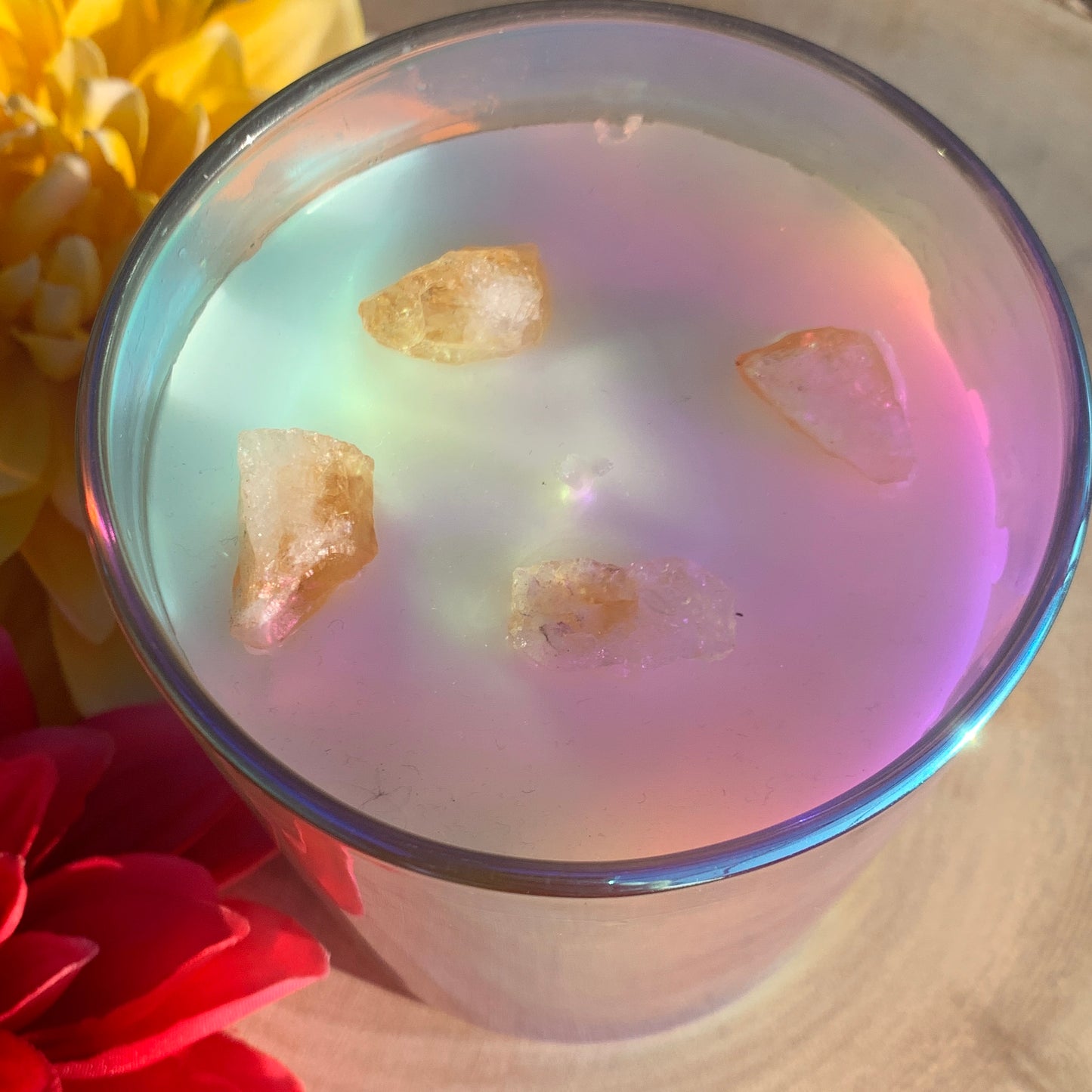 Custom Scented Crystal Candle - The Fairy Dust Jar