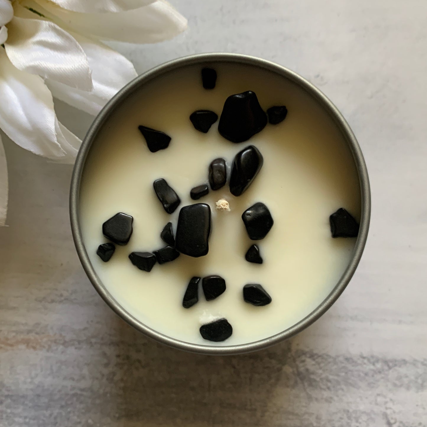 Healing Crystal Candle