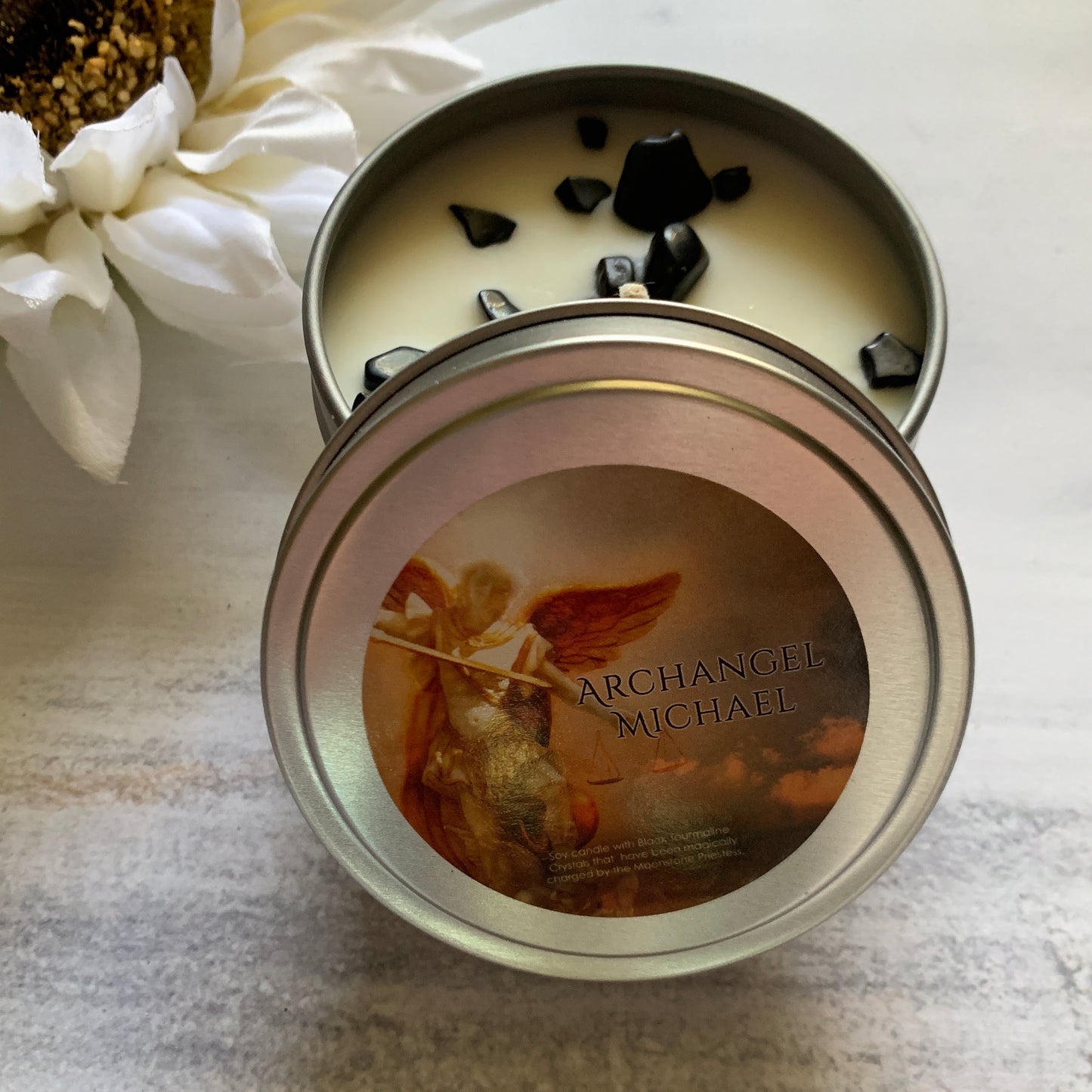 Healing Crystal Candle