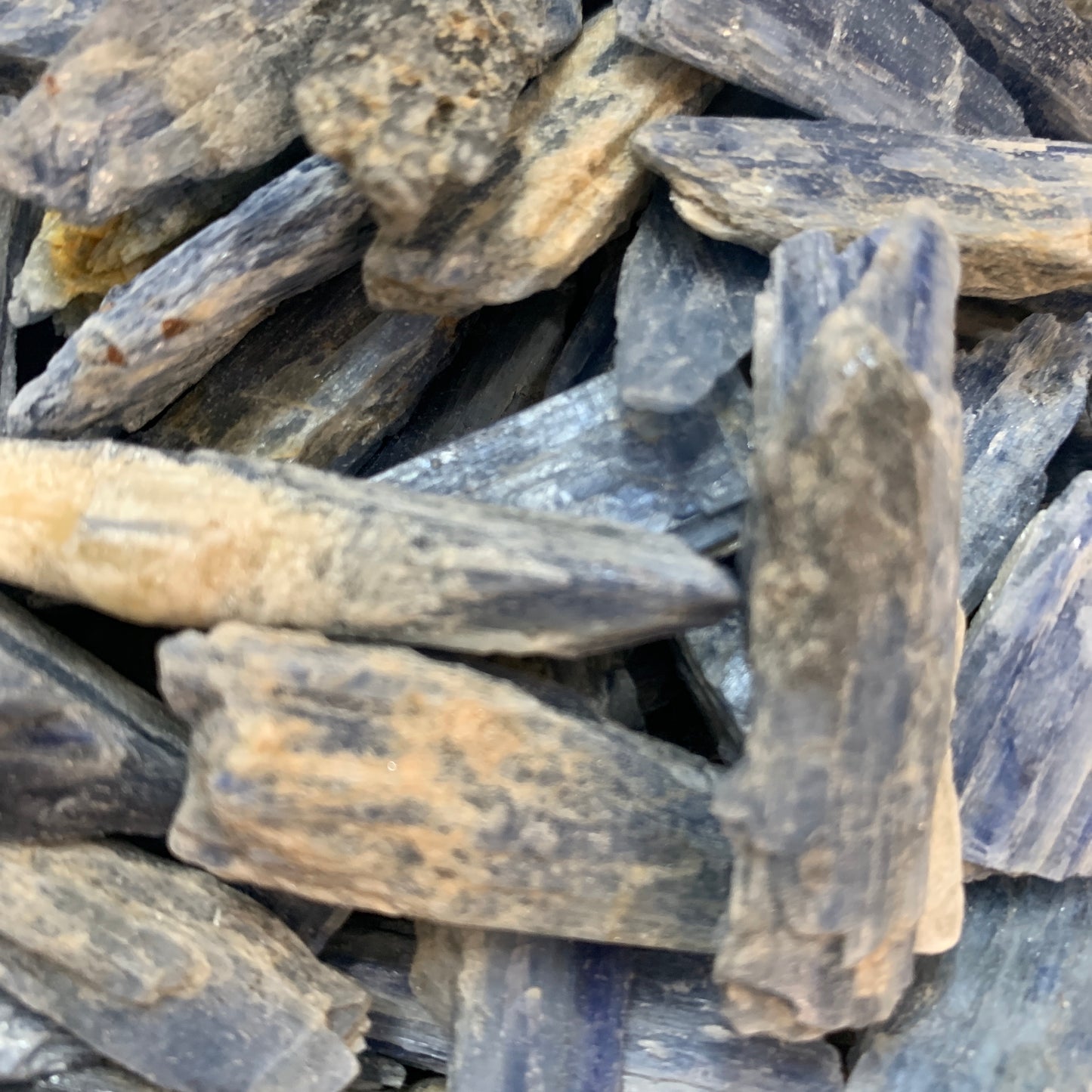 Cord Cutting Candle with Kyanite Crystals