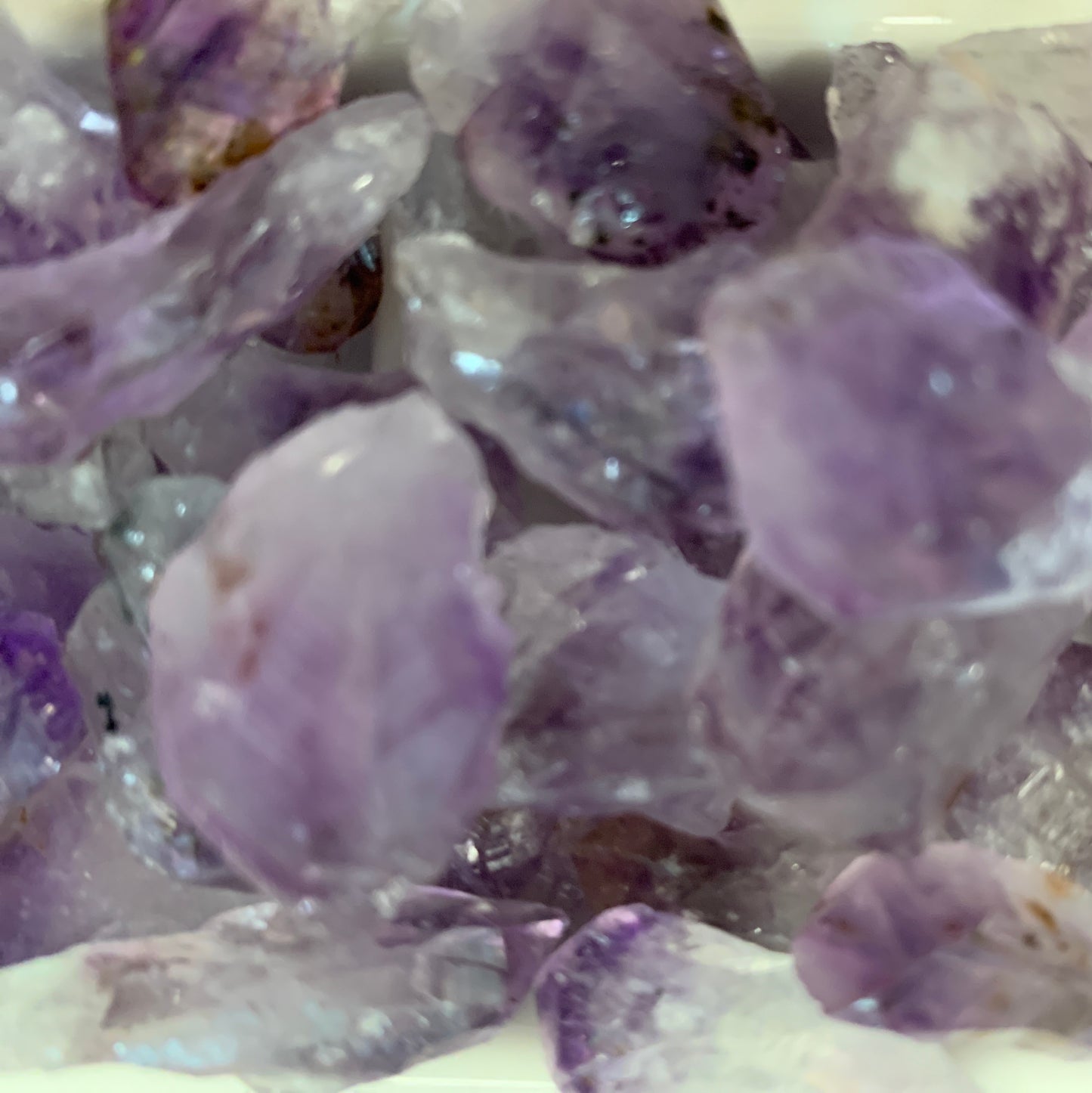 Amethyst Crystals Candle