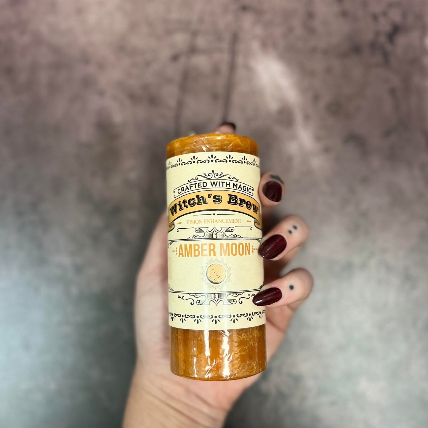 Amber Moon Candle - The Mystical Moon Online Store