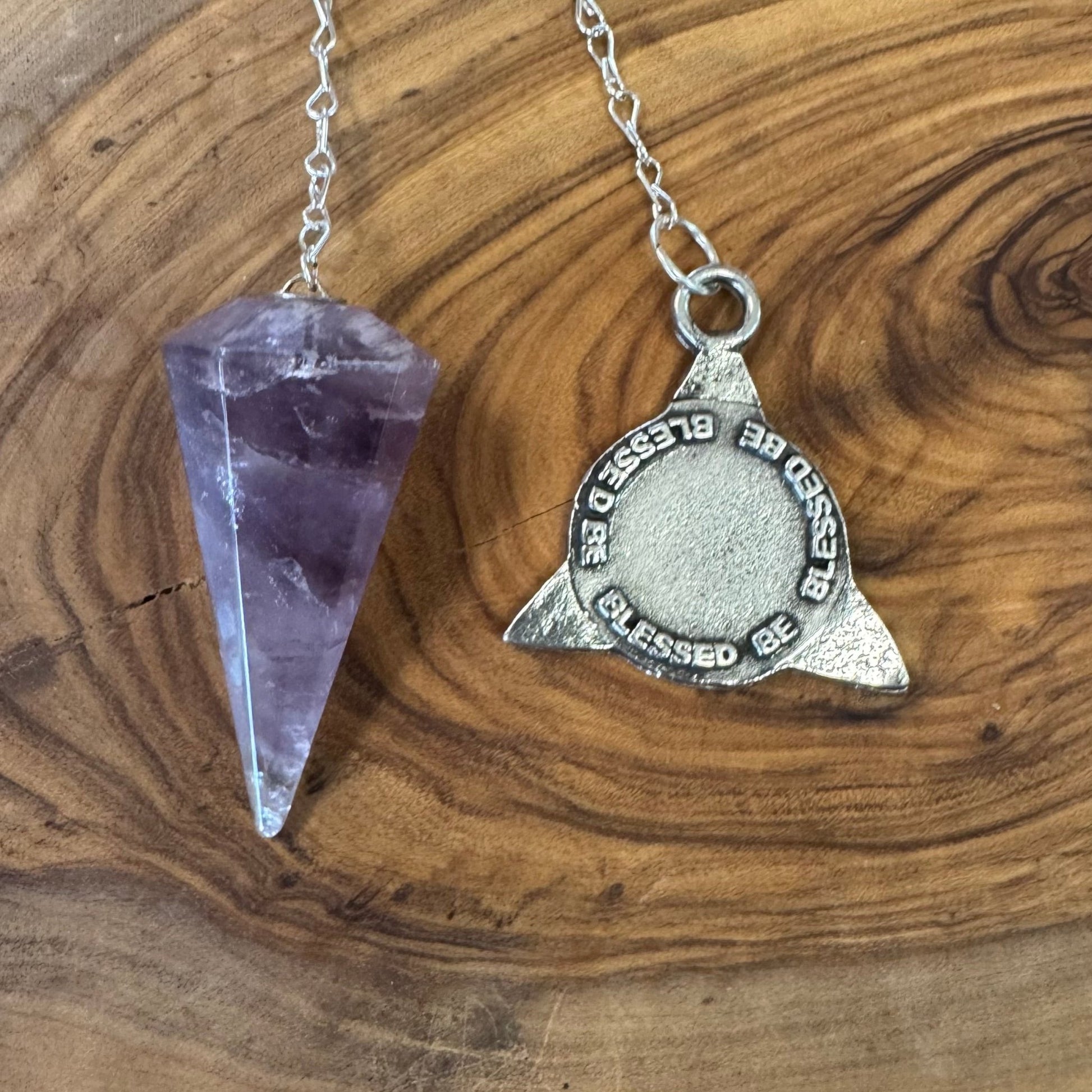 Amethyst Celtic Heart Pendulum - The Mystical Moon Online Store