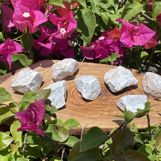 Angelite Raw Crystal - The Mystical Moon Online Store