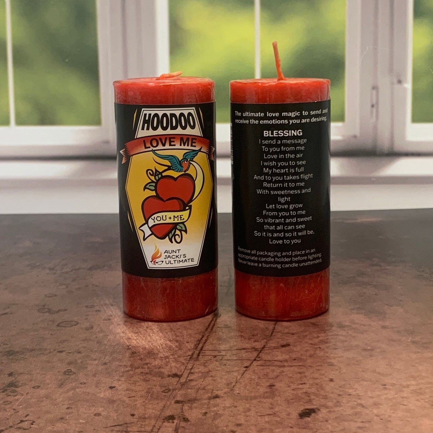 Aunt Jacki's Hoodoo Love Me Candle - The Mystical Moon Online Store