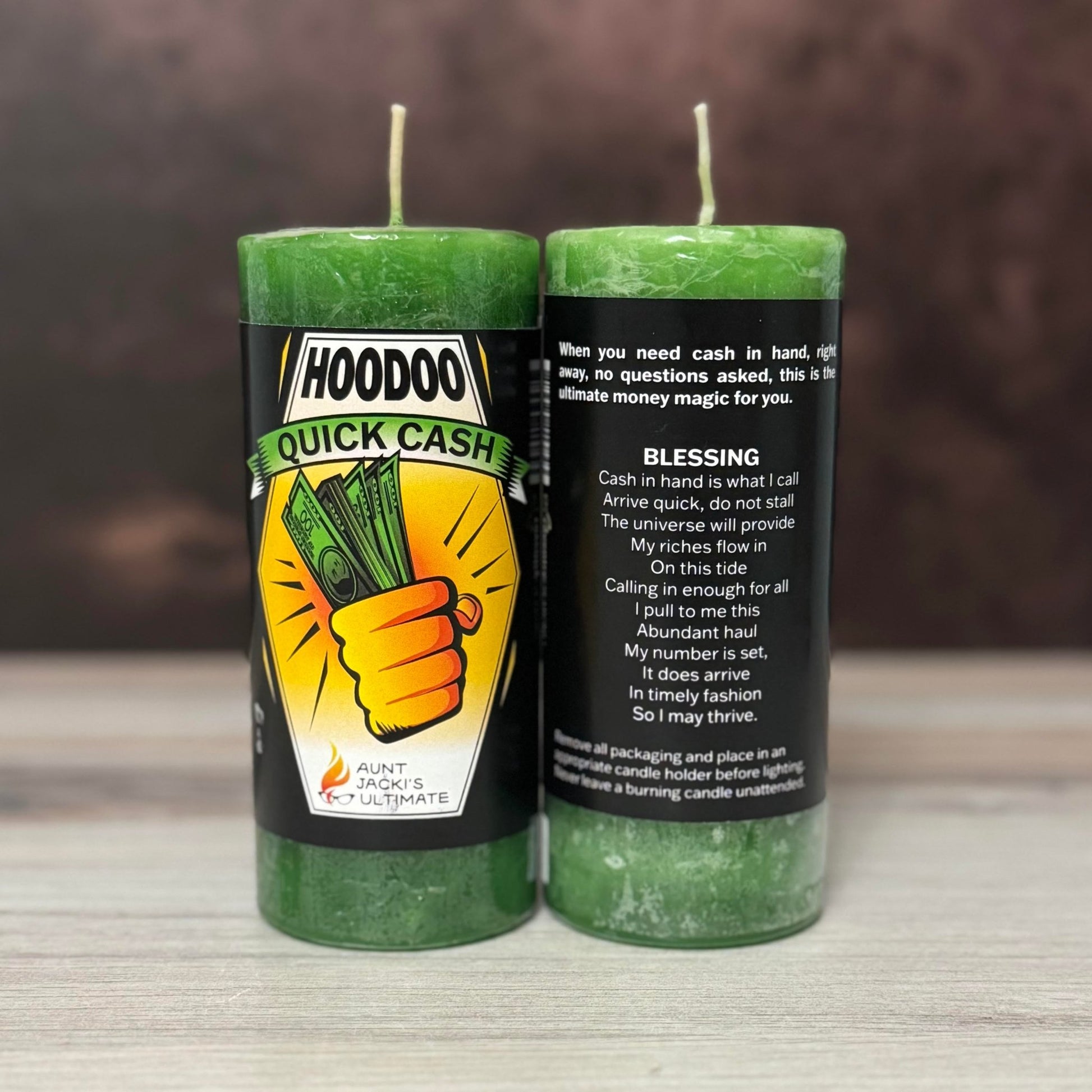 Aunt Jacki's Ultimate Quick Cash Candle - The Mystical Moon Online Store