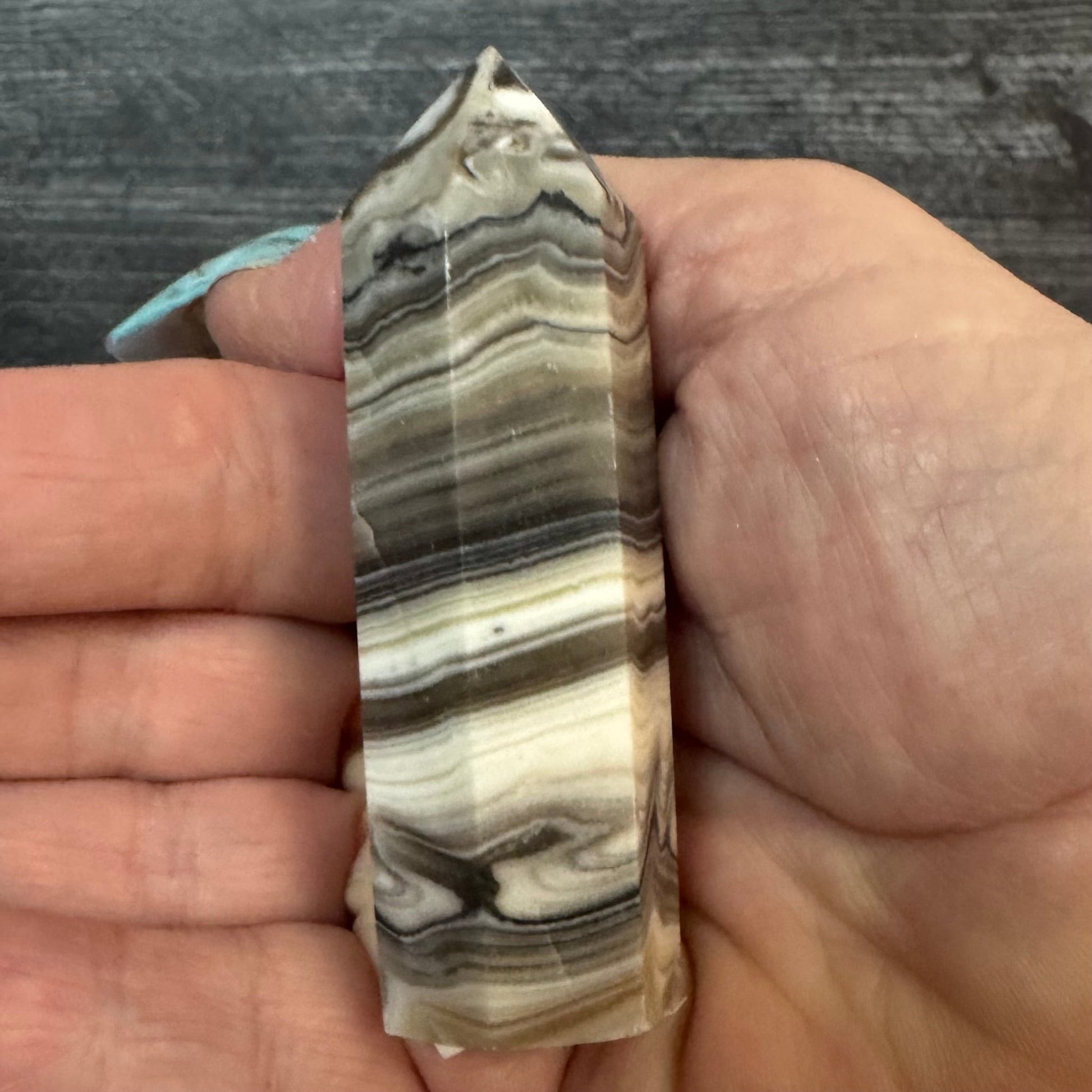 Banded Calcite Tower - The Mystical Moon Online Store