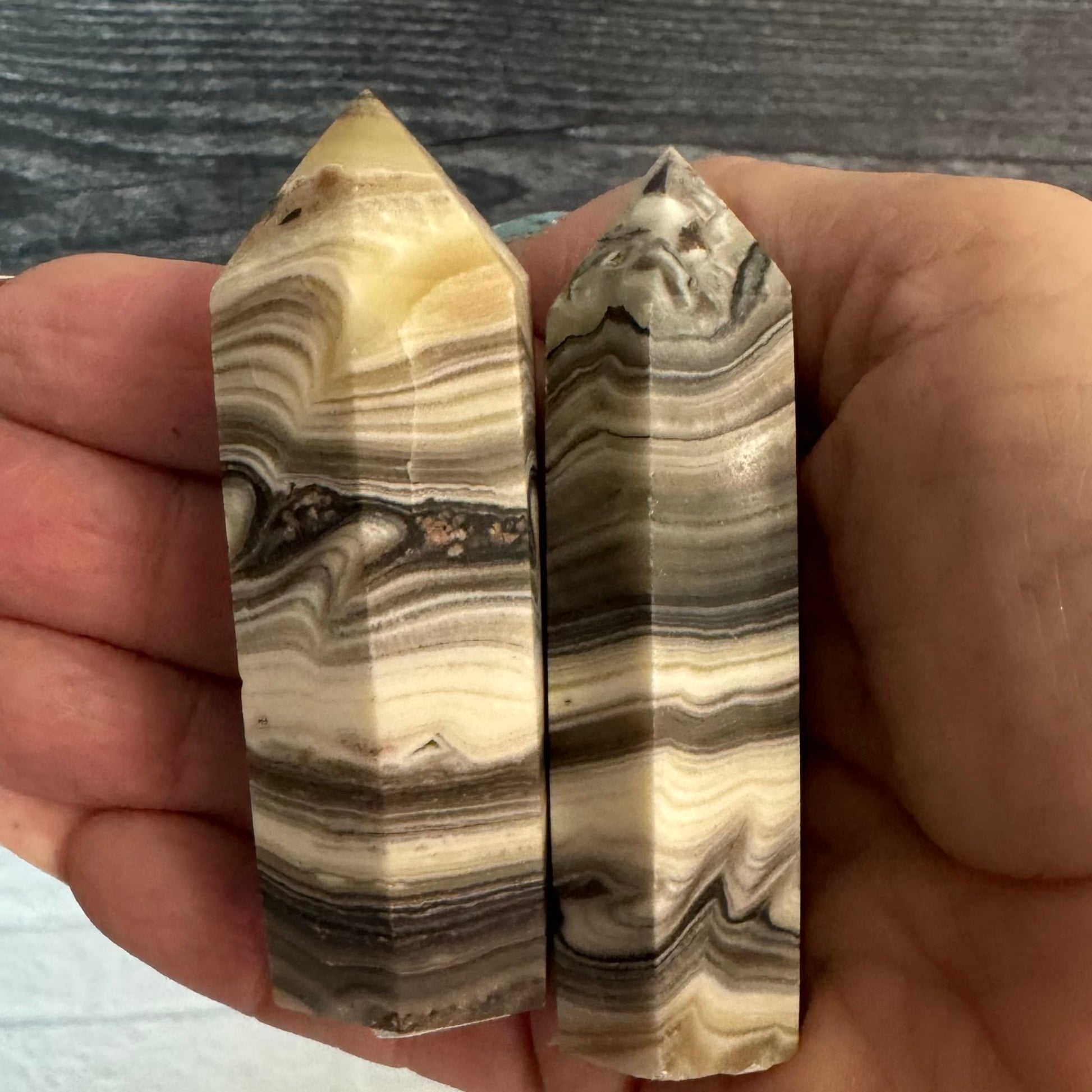 Banded Calcite Tower - The Mystical Moon Online Store