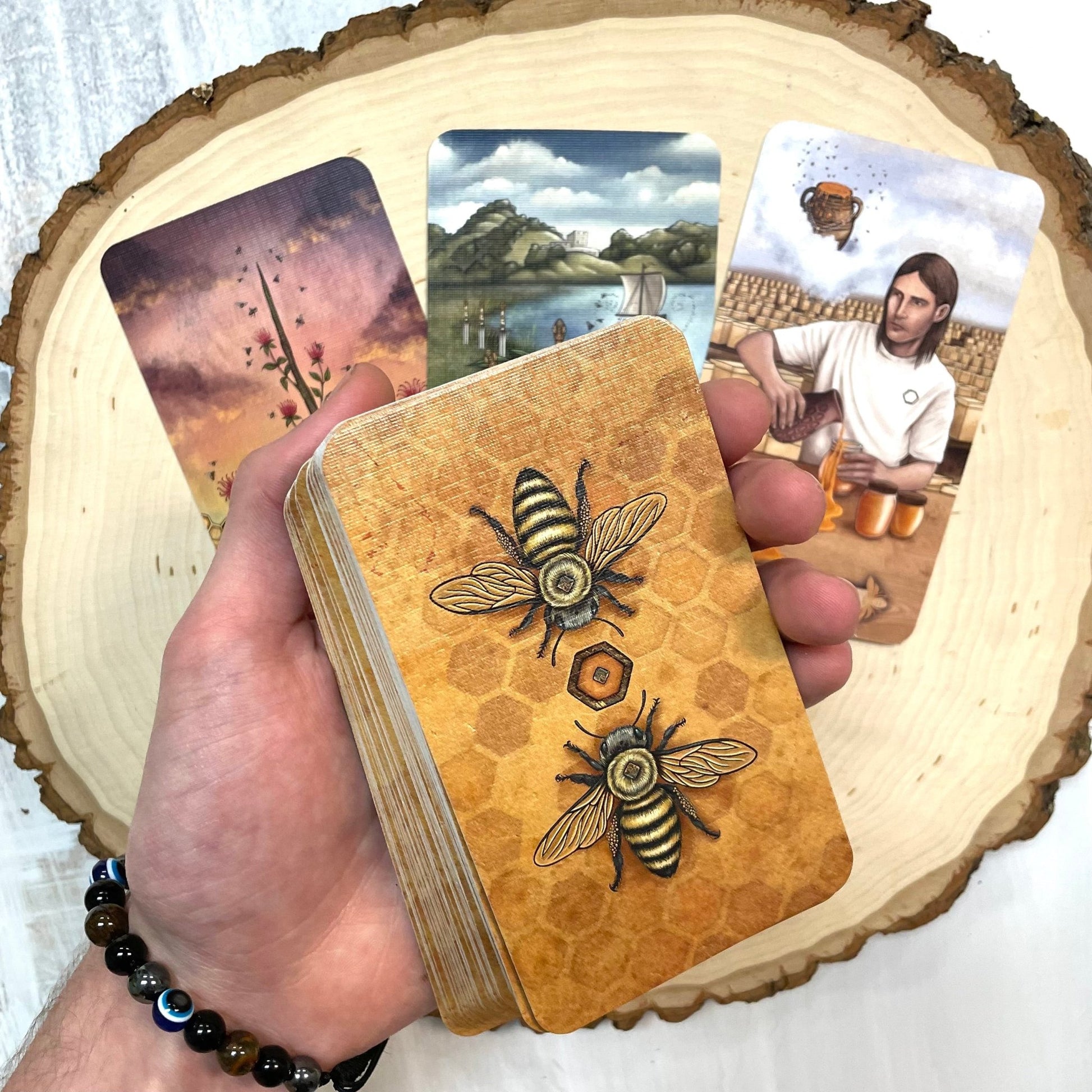 Bee Tarot Kit by Kristoffer Hughes, Nadia Turner - The Mystical Moon Online Store