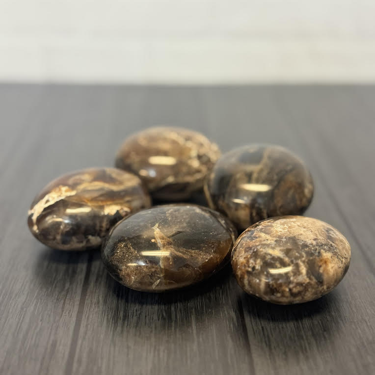 Black Opal Palm Stones - The Mystical Moon Online Store