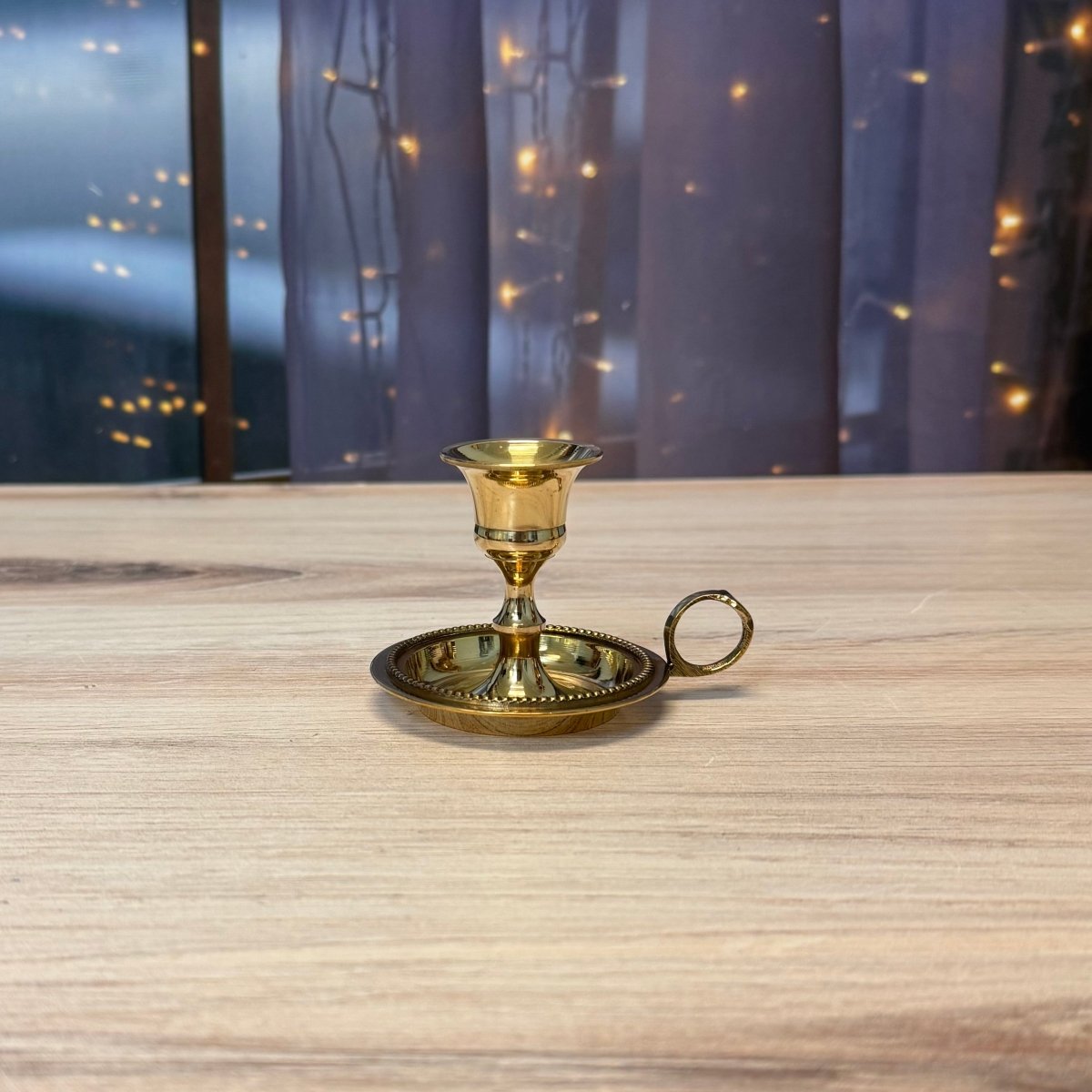 Brass Taper Candleholder - The Mystical Moon Online Store