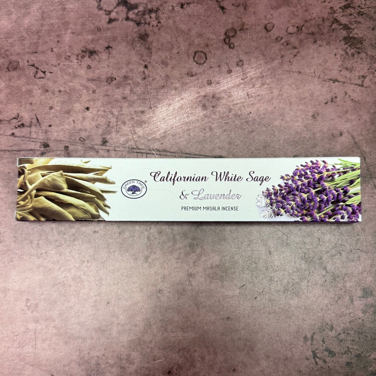 Californian White Sage and Lavender Incense Sticks – Premium Masala, 15g - The Mystical Moon Online Store