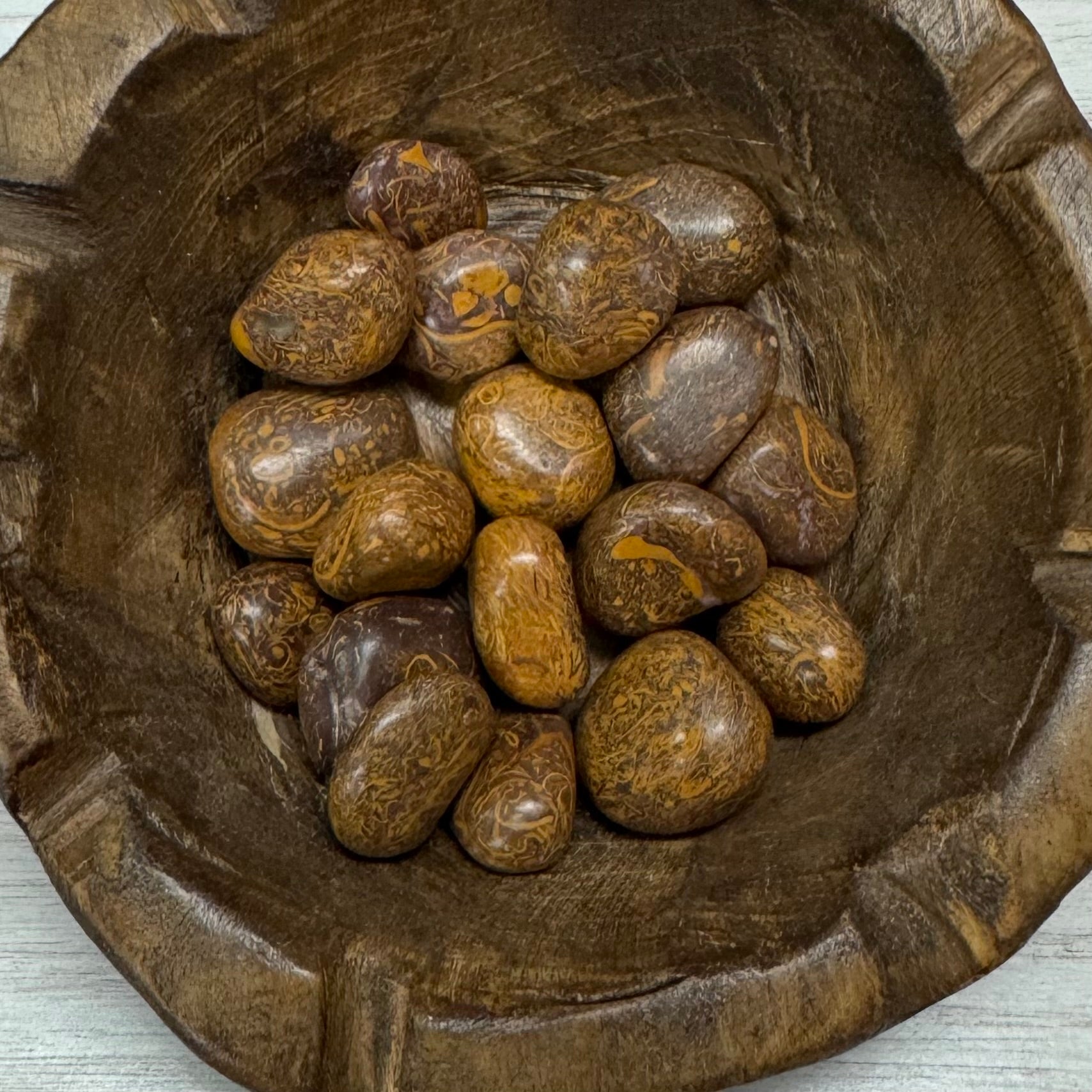 Calligraphy Stone Tumbled - The Mystical Moon Online Store