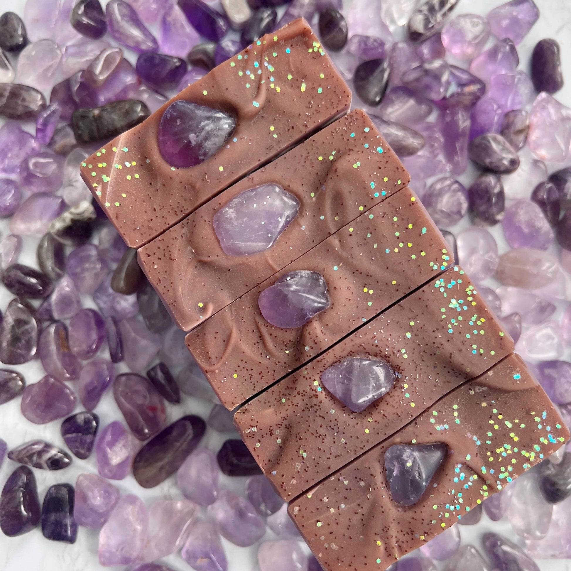 Crystal Soap - Namaste Centered | Amethyst - The Mystical Moon Online Store