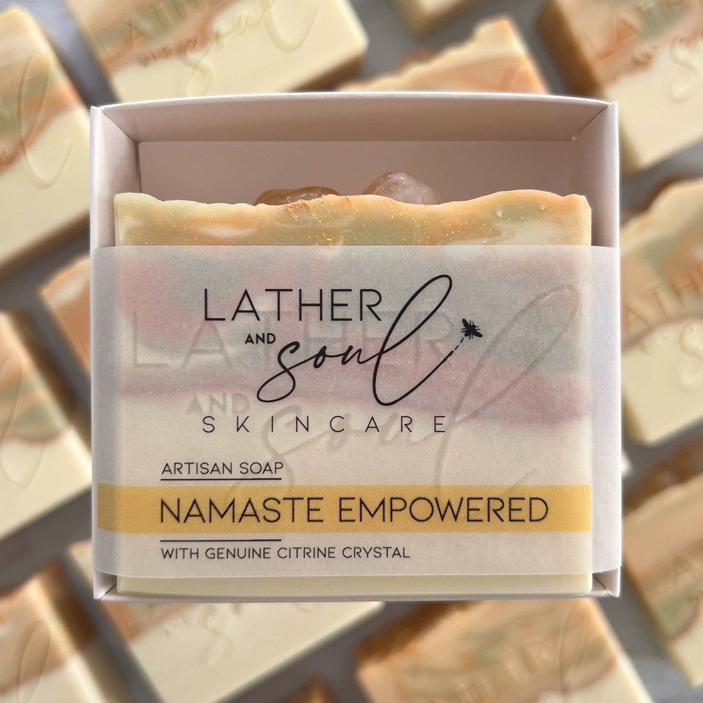 Crystal Soap - Namaste Empowered | Citrine - The Mystical Moon Online Store