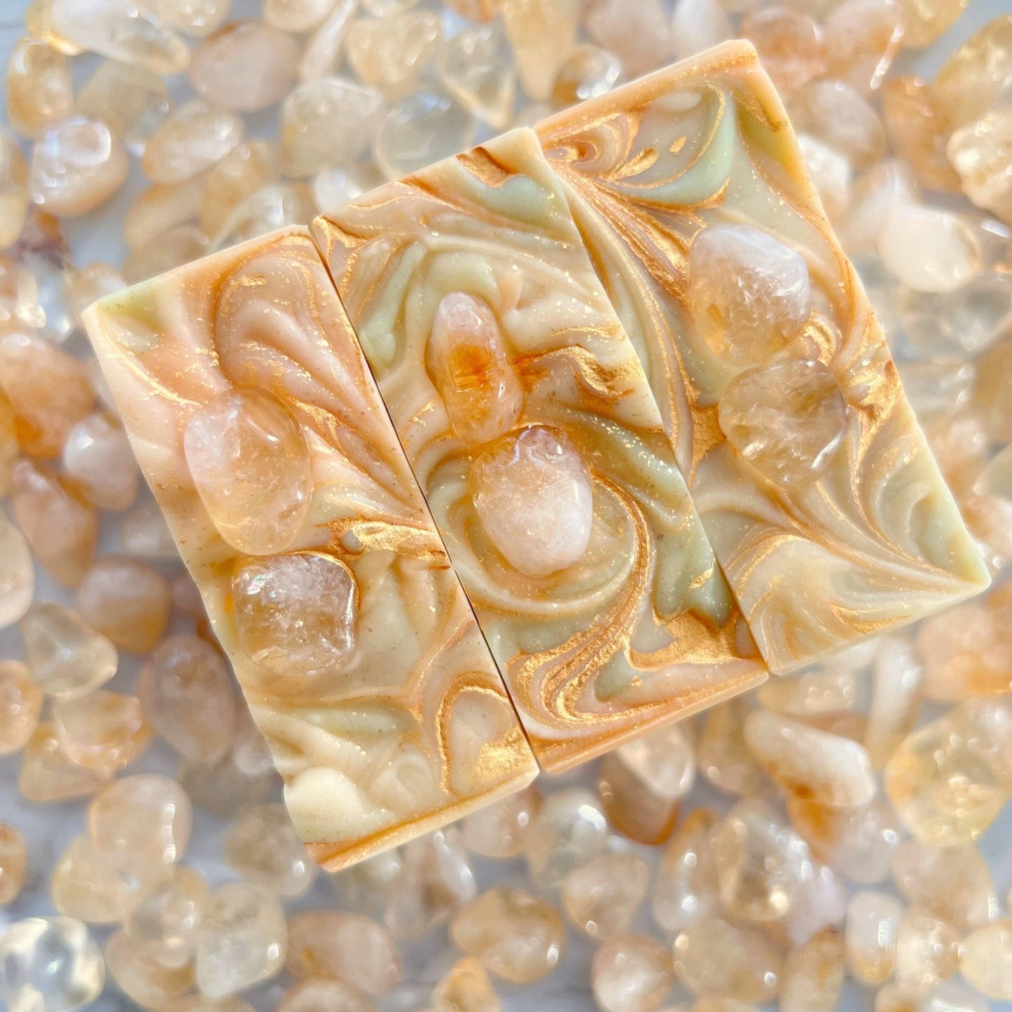 Crystal Soap - Namaste Empowered | Citrine - The Mystical Moon Online Store