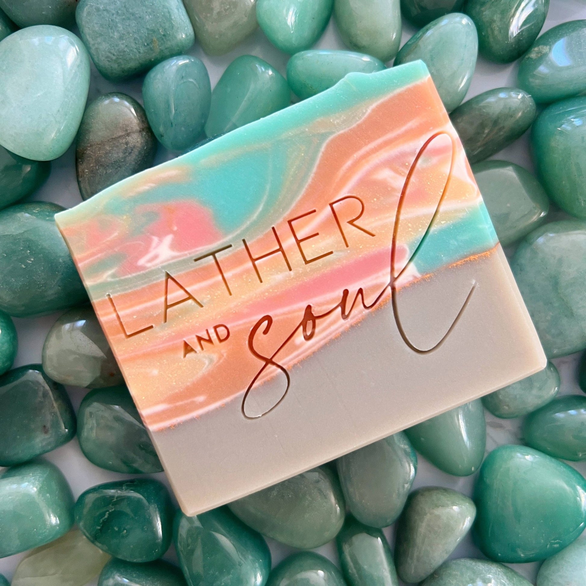 Crystal Soap - Namaste Lucky | Green Aventurine - The Mystical Moon Online Store