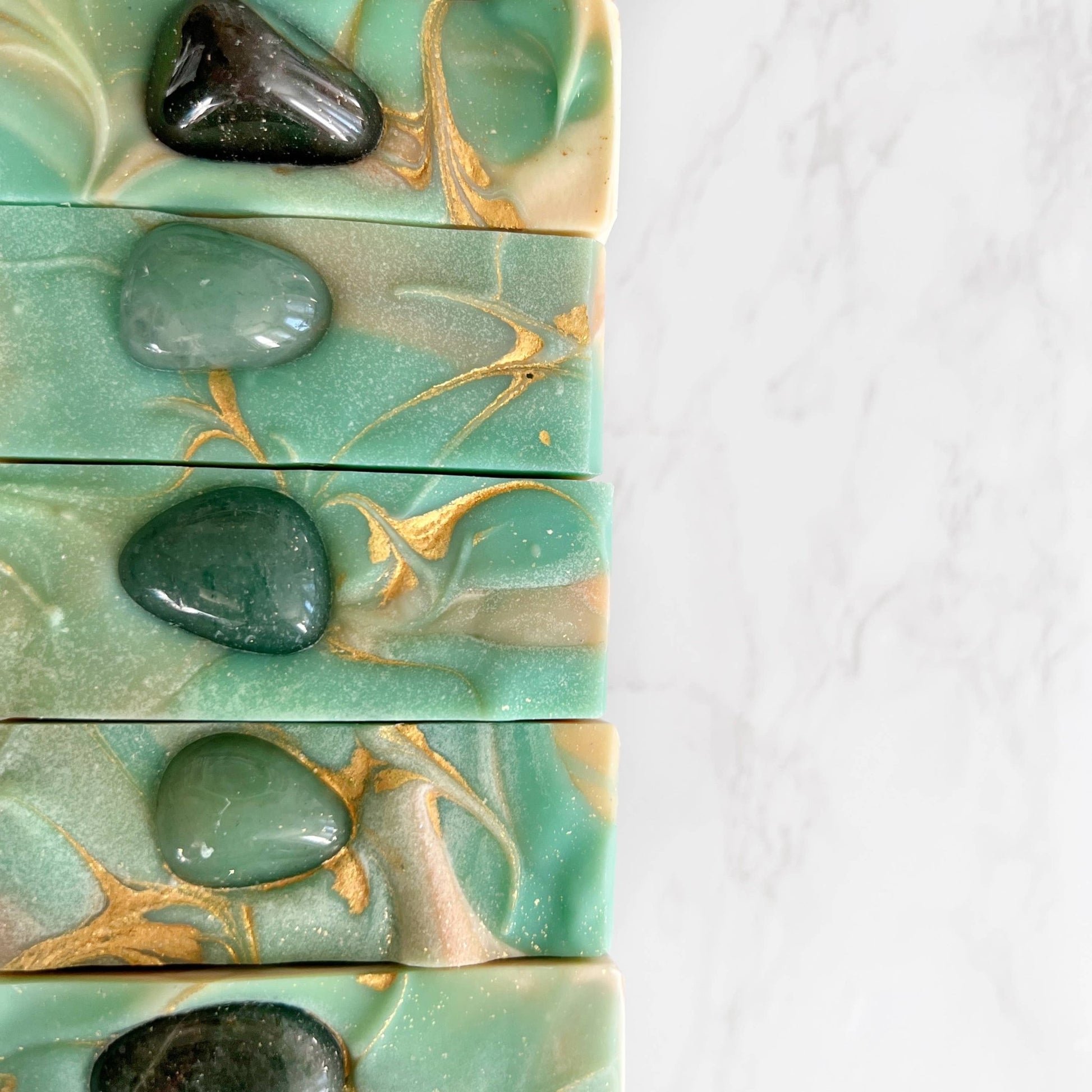 Crystal Soap - Namaste Lucky | Green Aventurine - The Mystical Moon Online Store