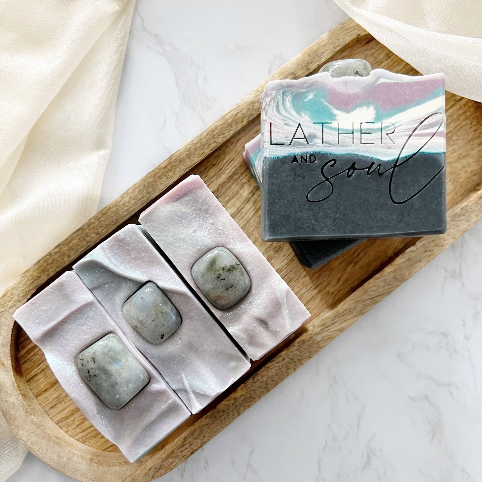 Crystal Soap - Namaste Magical | Labradorite - The Mystical Moon Online Store