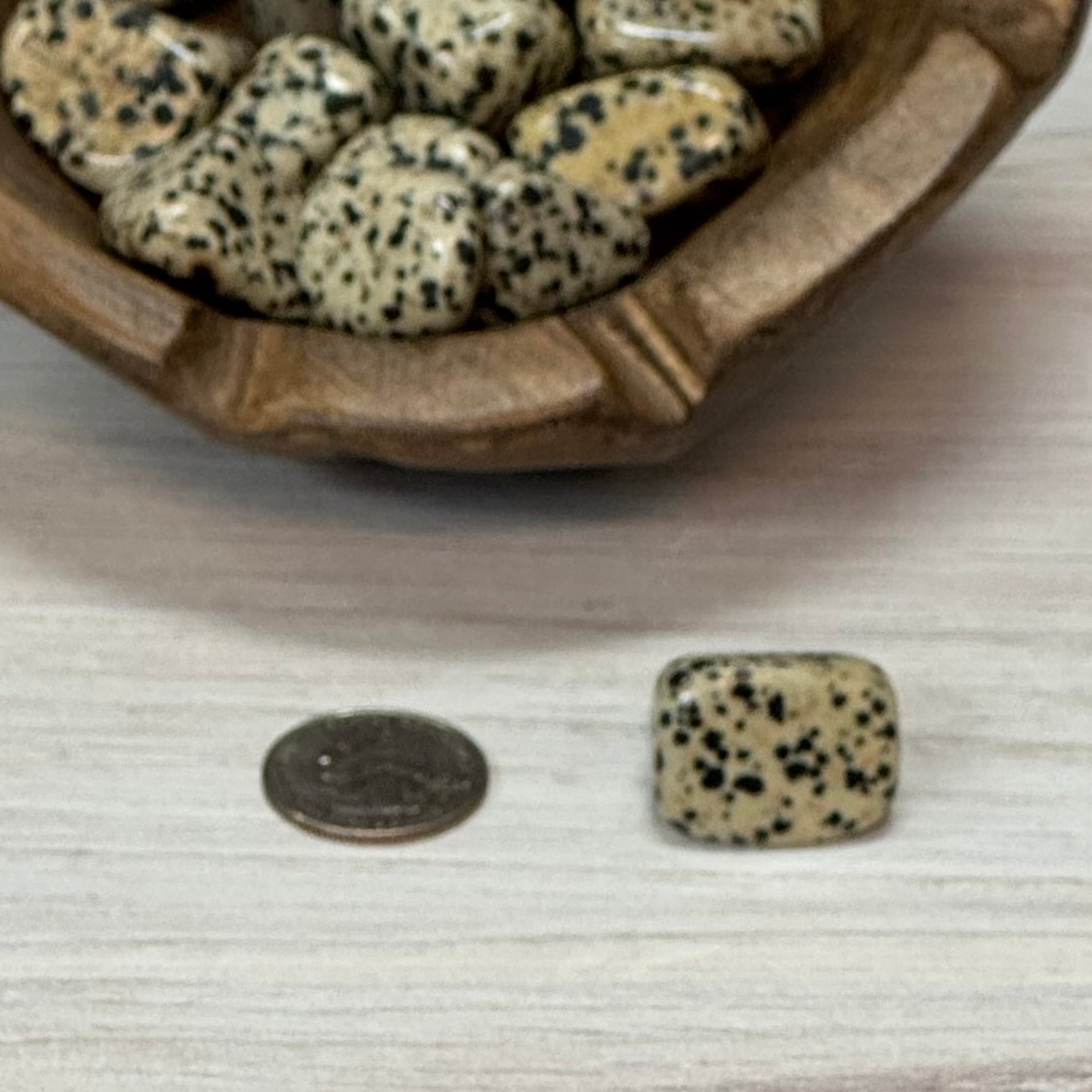 Dalmation Jasper Tumbled Crystal - The Mystical Moon Online Store