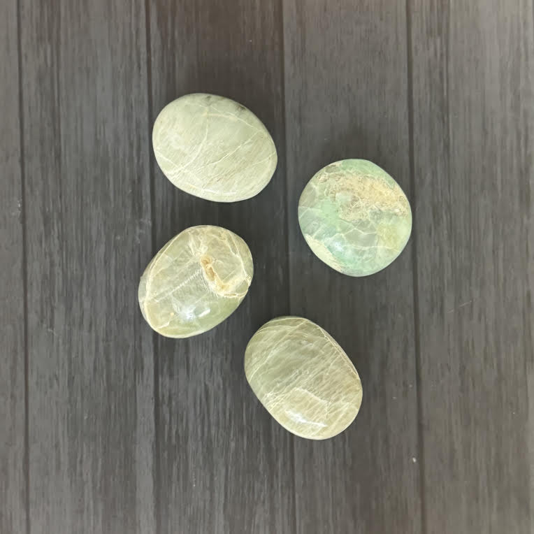 Garnierite (Green Moonstone) Palm Stones - The Mystical Moon Online Store