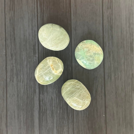 Garnierite (Green Moonstone) Palm Stones - The Mystical Moon Online Store