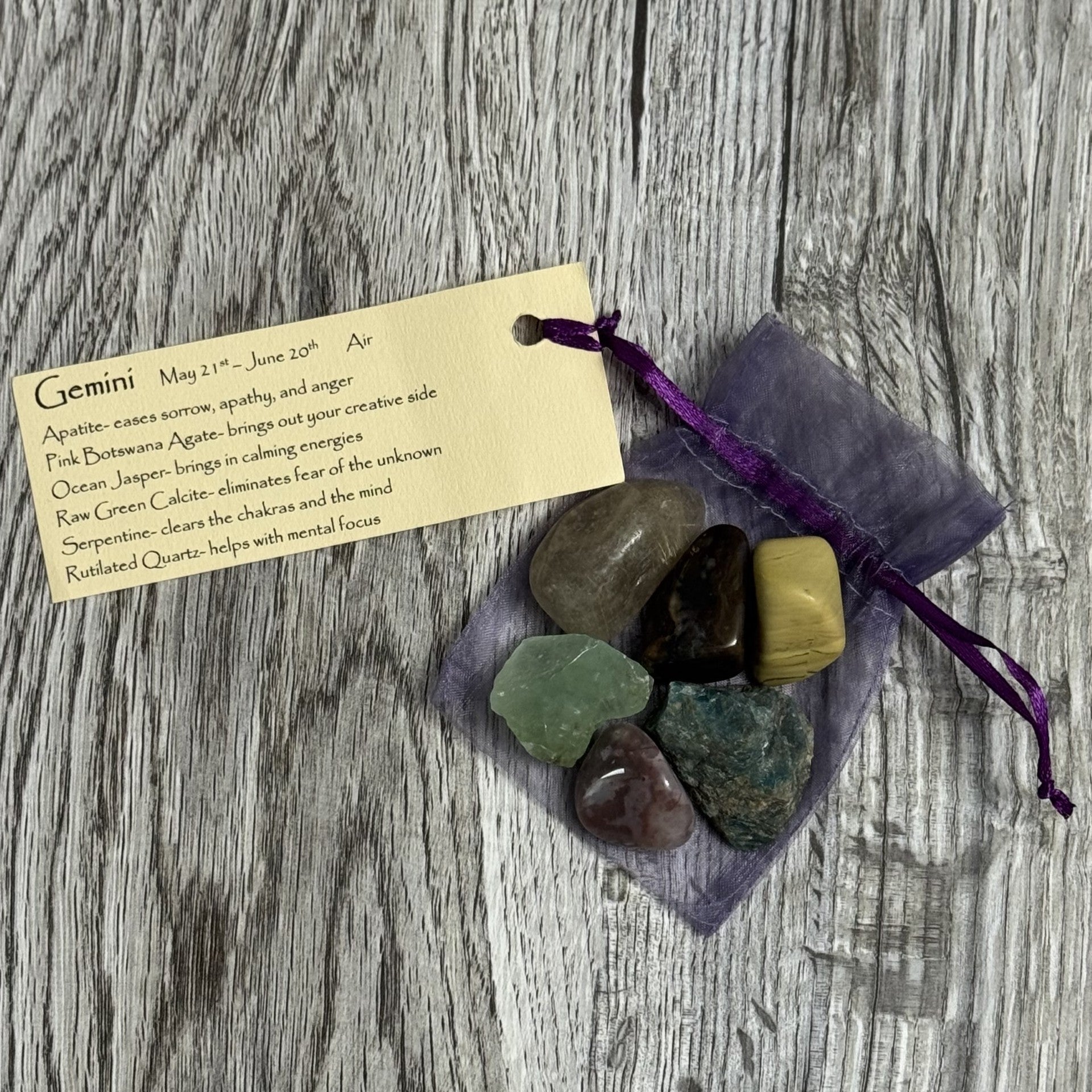 Gemini Astrology Pack - The Mystical Moon Online Store