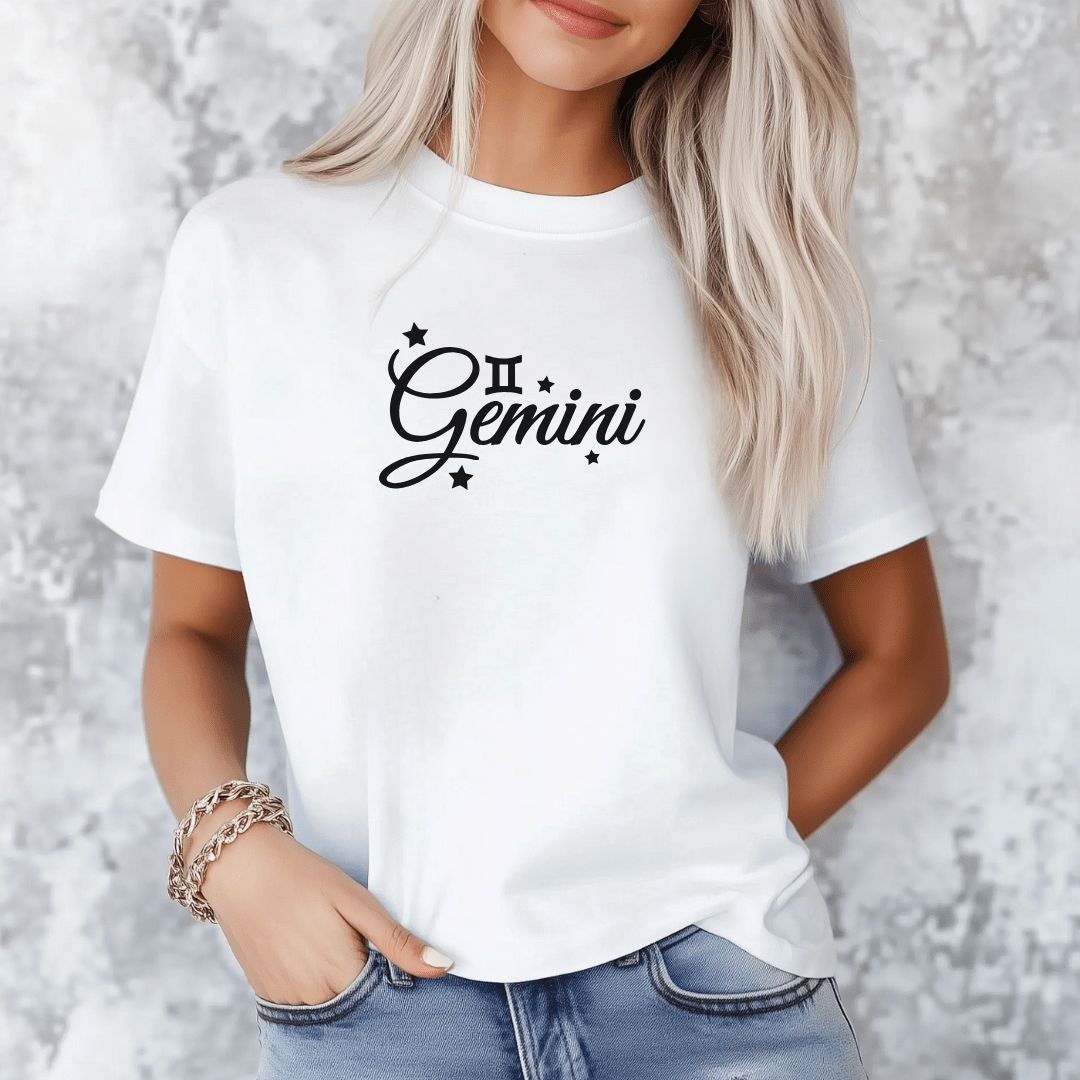 Gemini Zodiac T-Shirt - The Mystical Moon Online Store