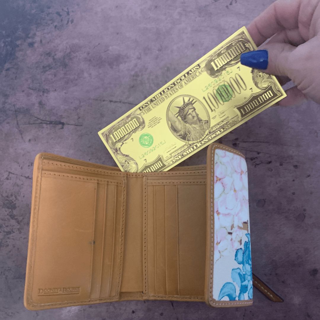 Gold Foil One Million Dollar Feng Shui For Money Spells - The Mystical Moon Online Store