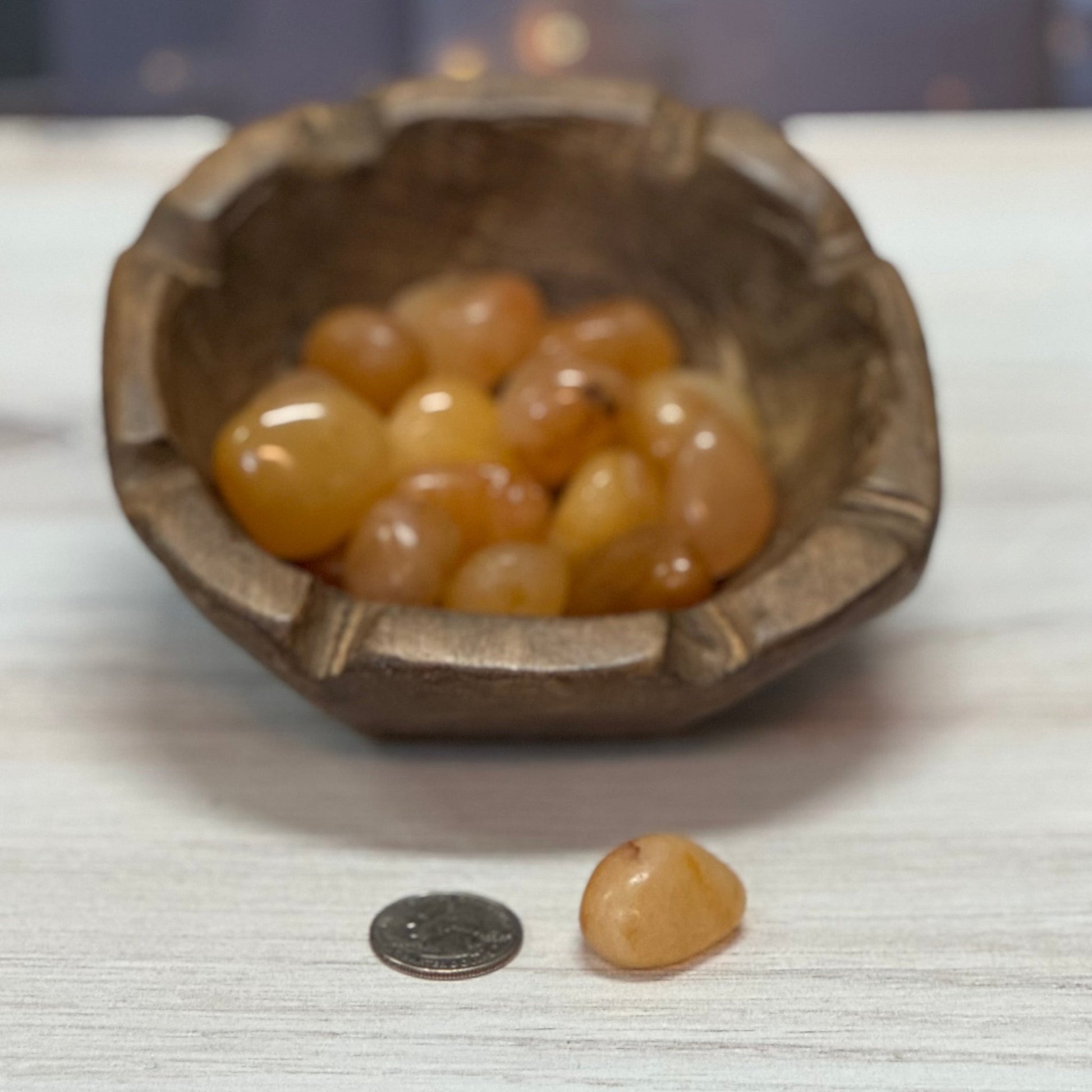 Golden Azeztulite Tumbled - The Mystical Moon Online Store