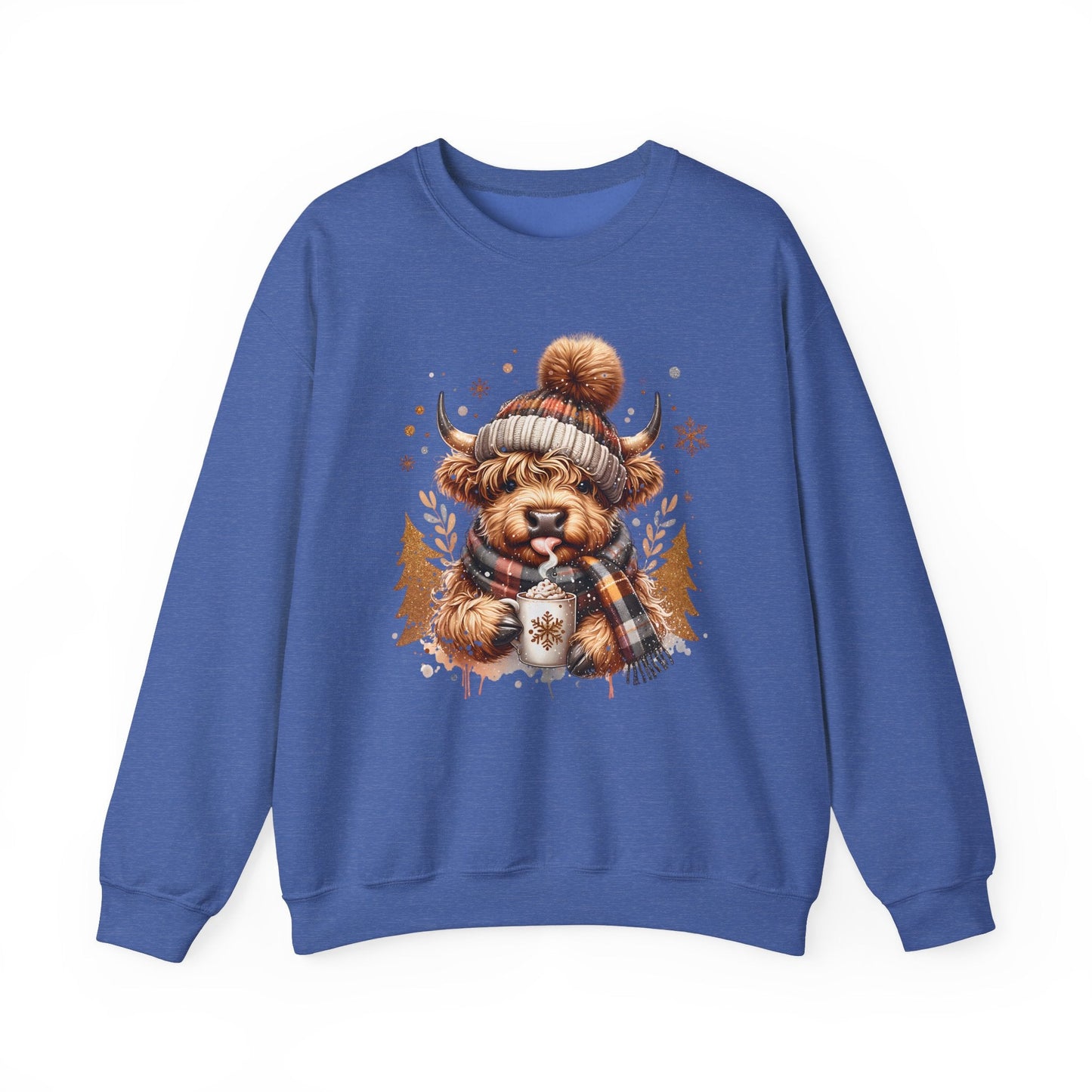 Highland Cozy Vibes Cow Sweatshirt - The Mystical Moon Online Store