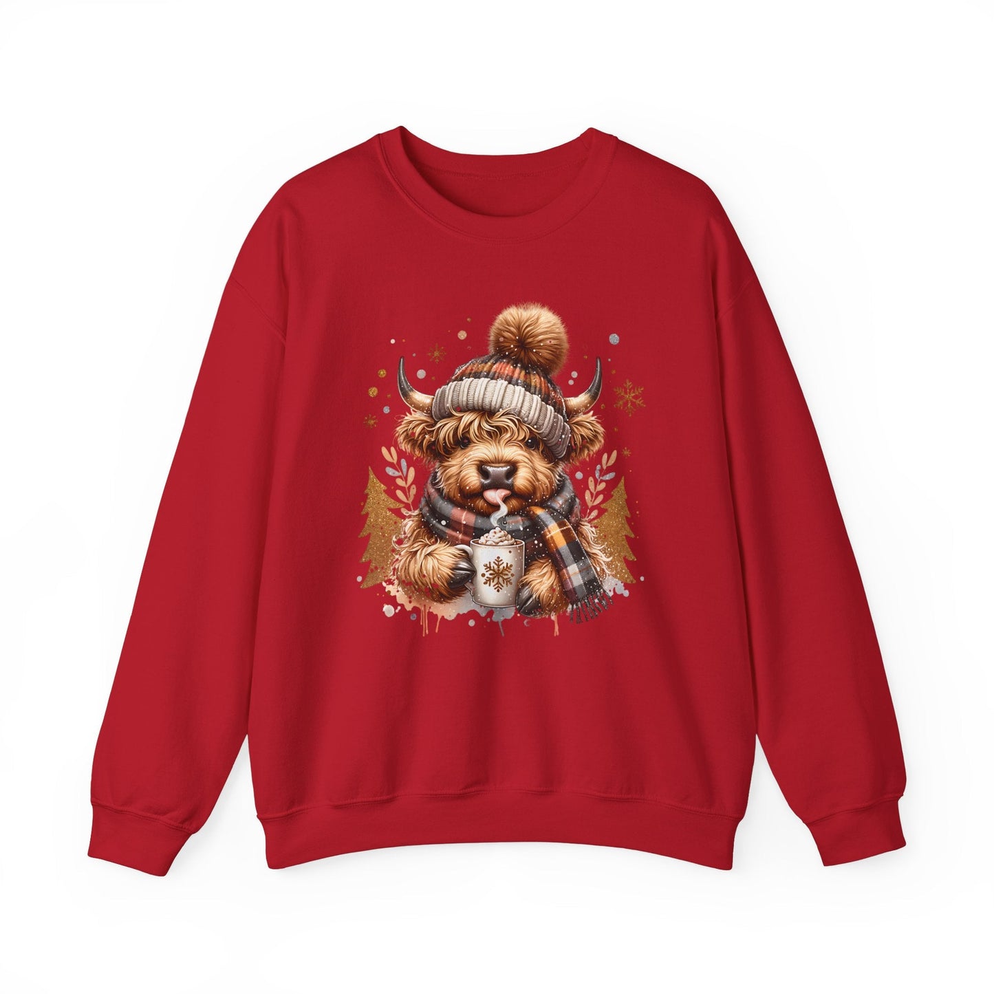 Highland Cozy Vibes Cow Sweatshirt - The Mystical Moon Online Store