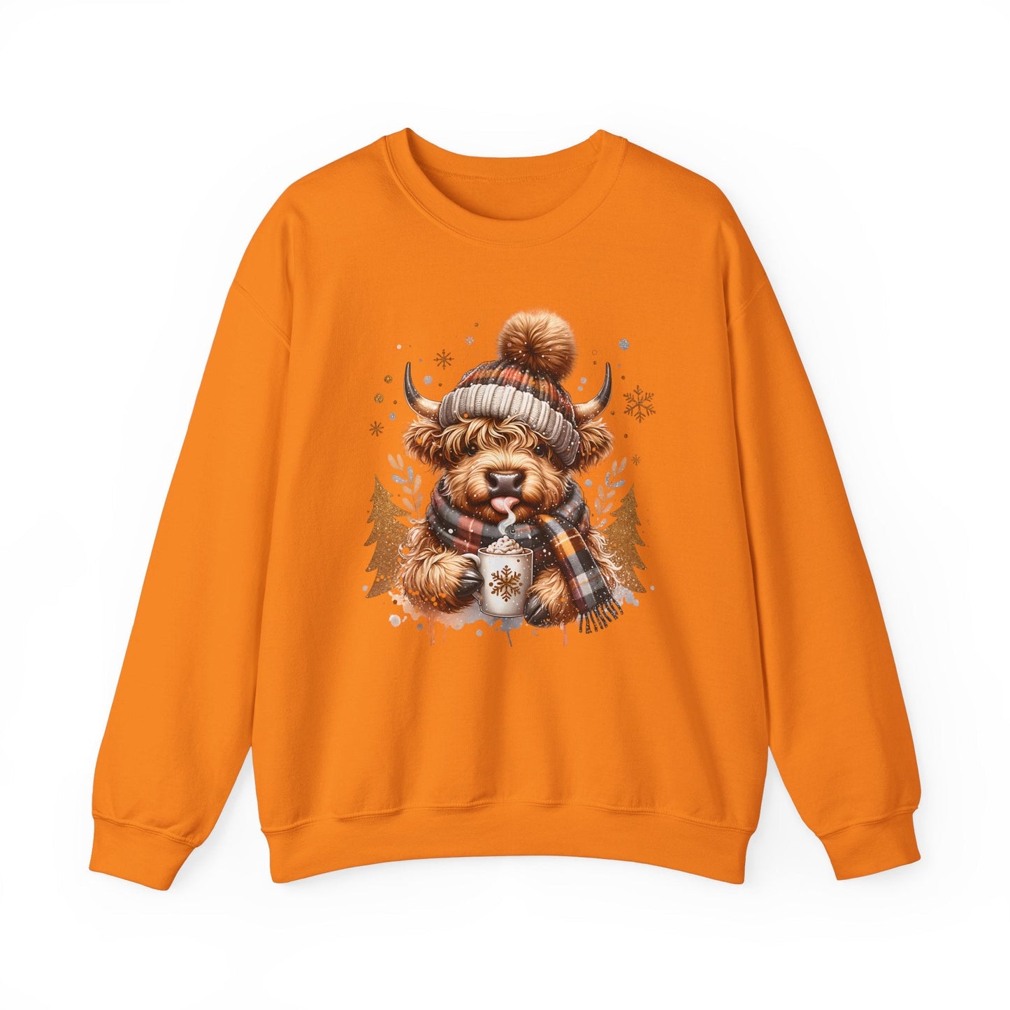 Highland Cozy Vibes Cow Sweatshirt - The Mystical Moon Online Store