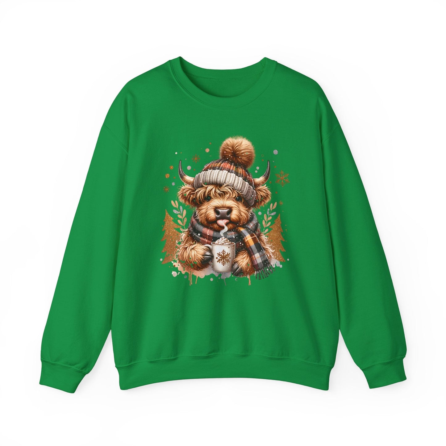 Highland Cozy Vibes Cow Sweatshirt - The Mystical Moon Online Store