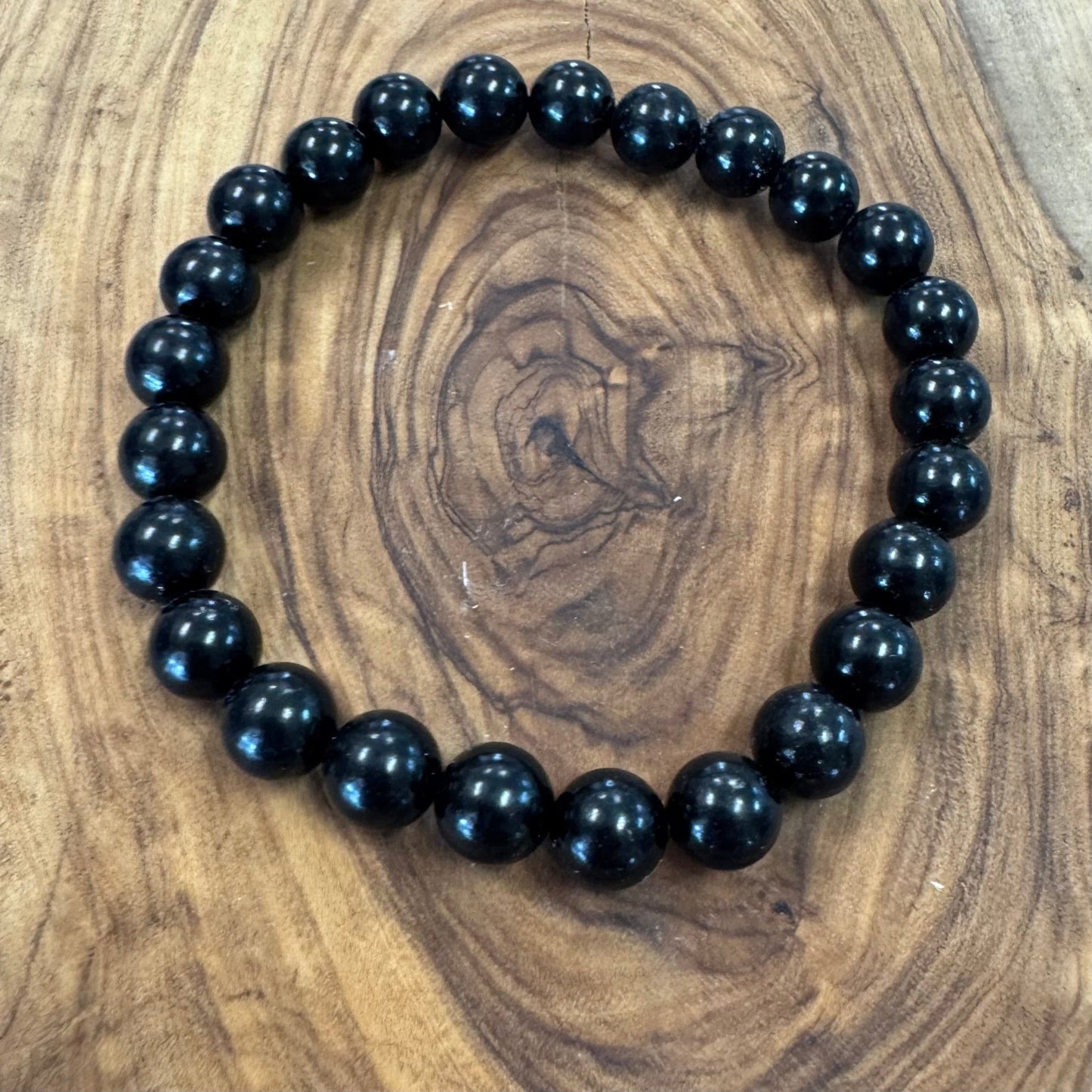 Jet Beaded Bracelet 8mm - The Mystical Moon Online Store